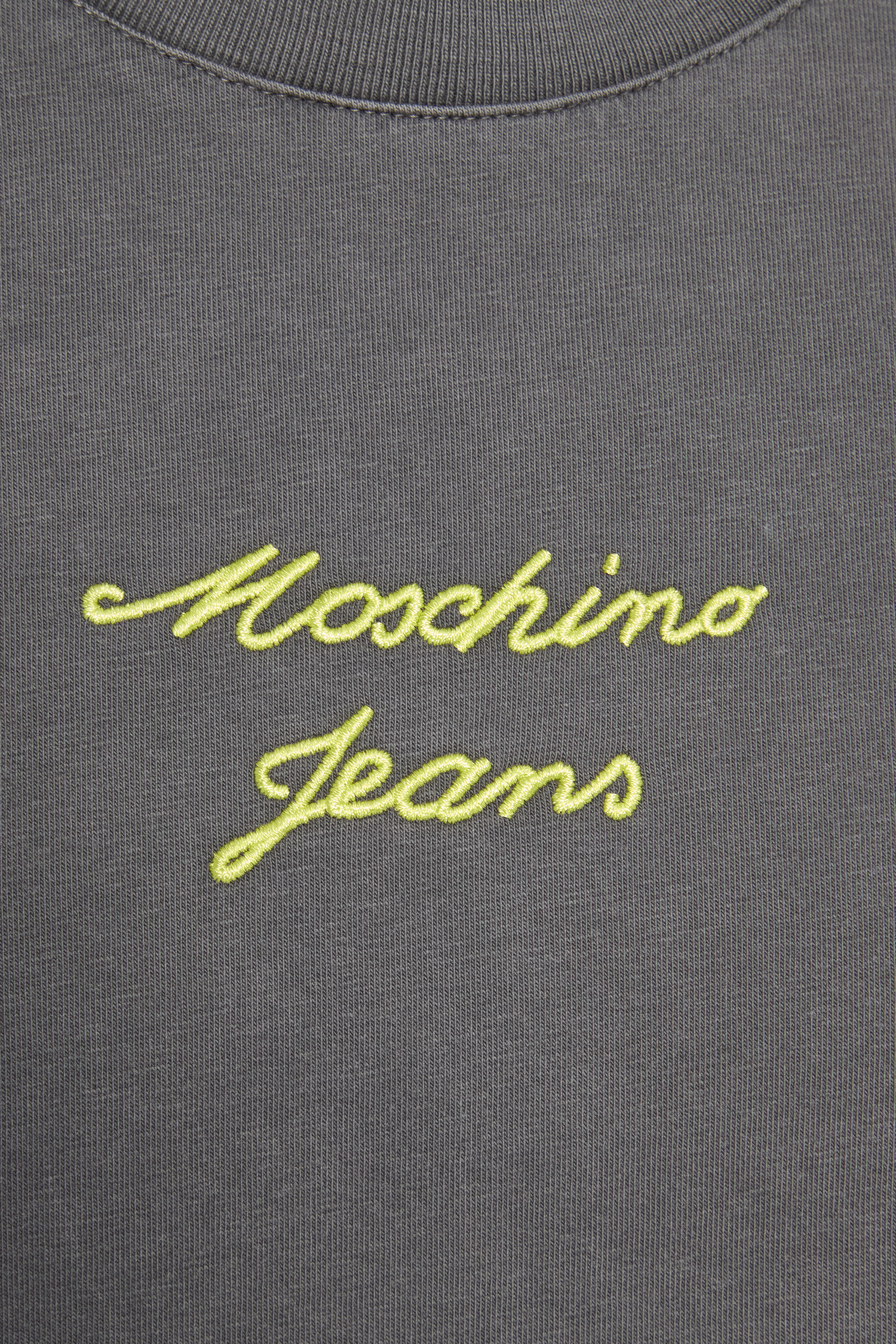 Женская серая футболка Moschino J0711.3234;2500