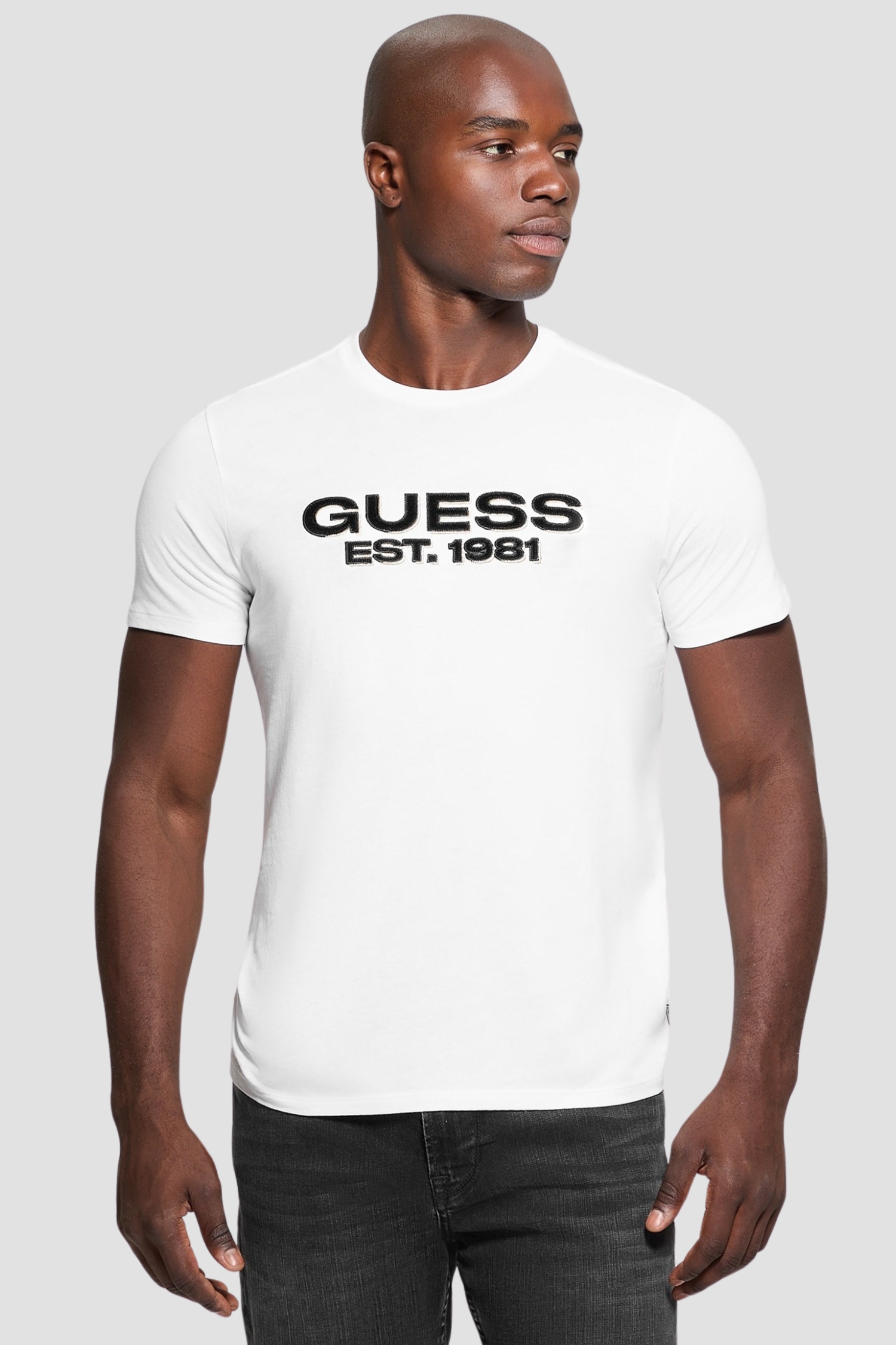 Чоловіча біла футболка Guess M5RI50.K9RM1;G011