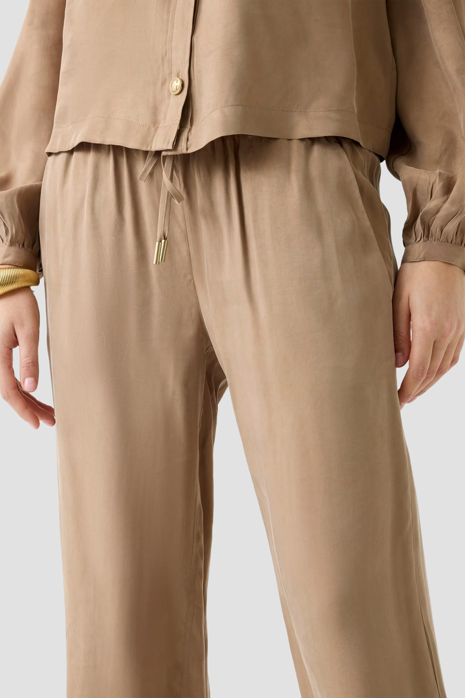 Жіночі бежеві брюки Guess W6GB07.W1781;G1DQ