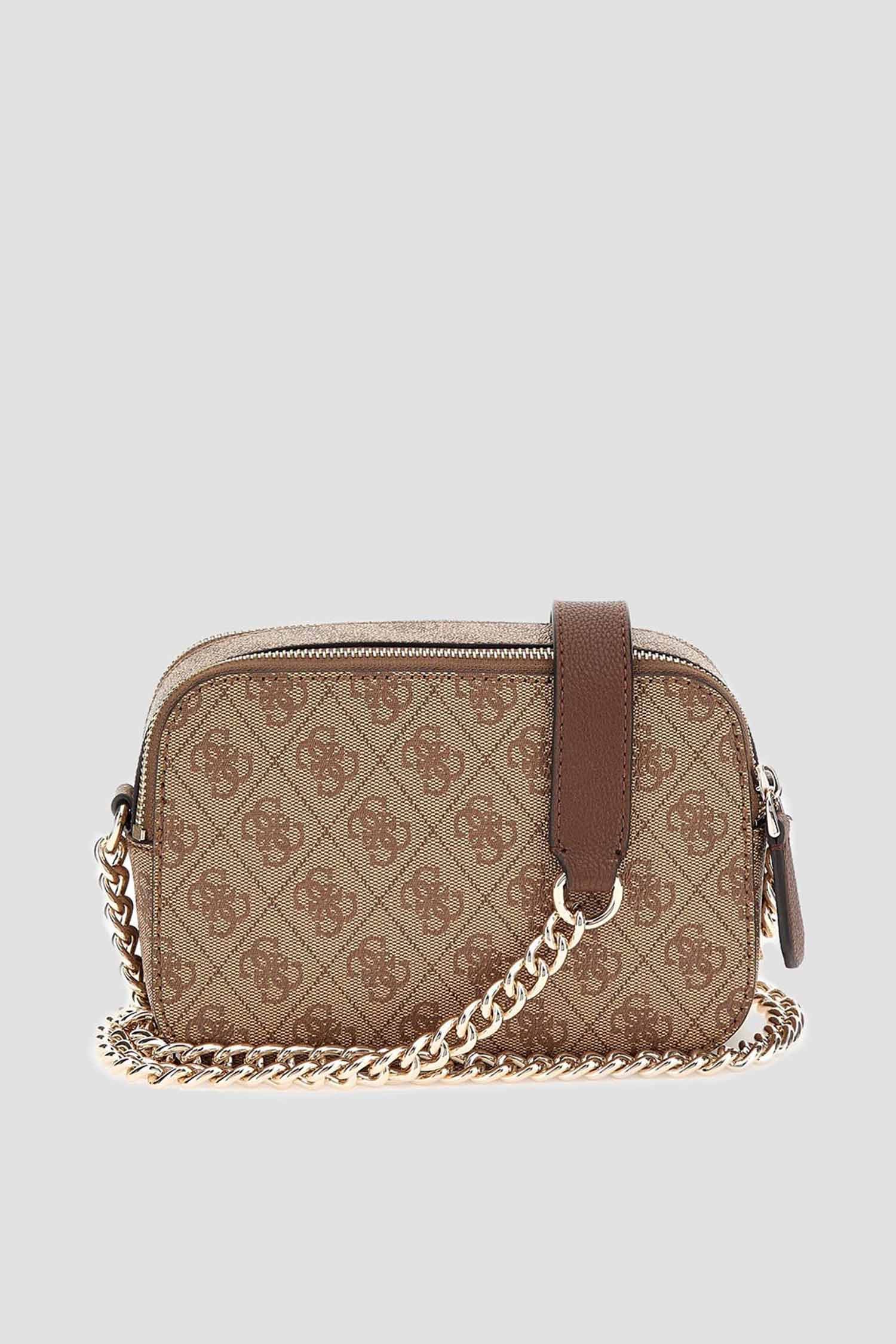 Женская бежевая сумка с узором Guess HWBG78.79140;LGW