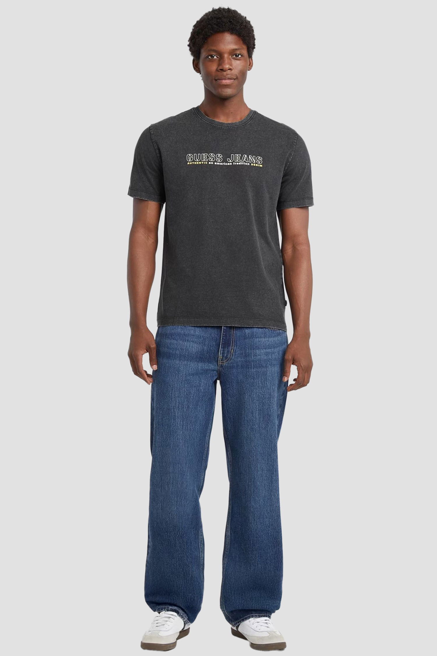 Чоловіча темно-сіра футболка Guess Jeans M5BI22.K8FQ4;JTMU