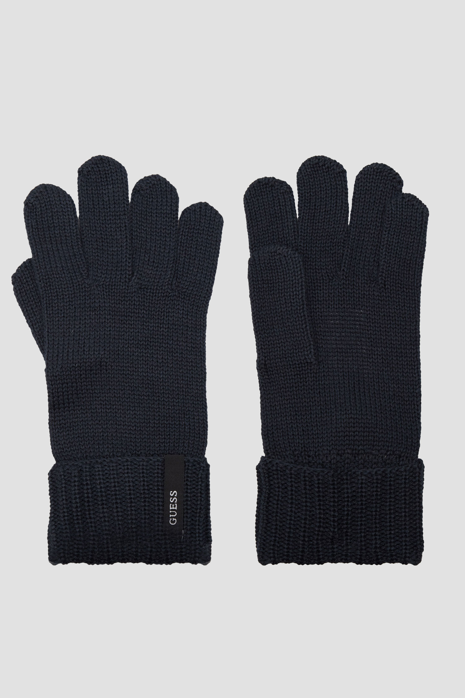 Мужские темно-синие перчатки Guess AM9333.POL02;DBL