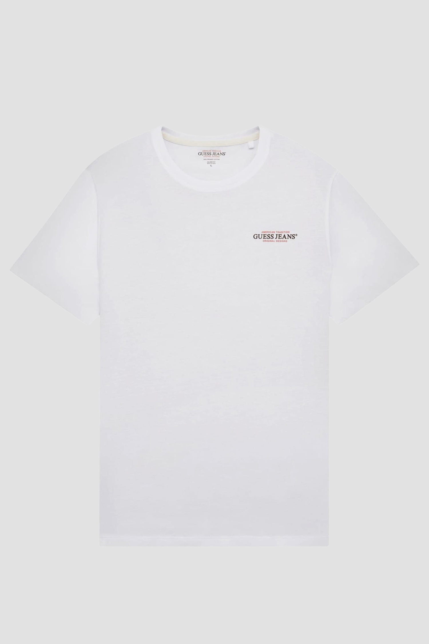 Мужская белая футболка Guess Jeans M4YI55.K8HM0;G011
