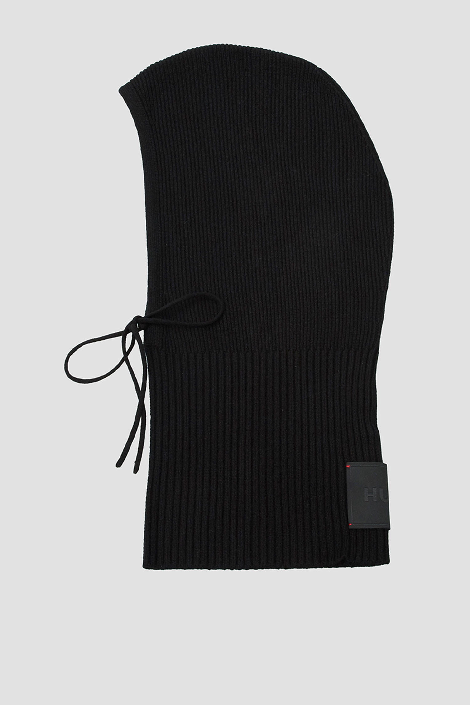 Жіноча чорна вовняна балаклава HUGO 50522792;001