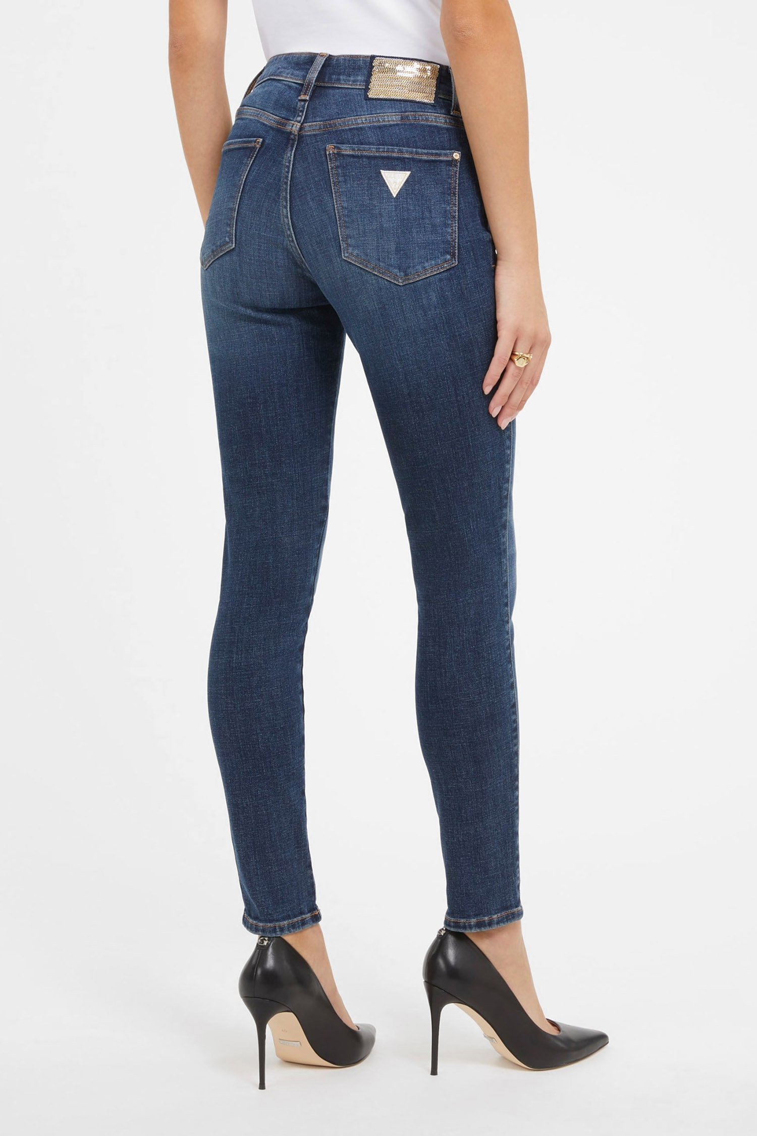 Жіночі сині джинси Guess W3BAJ3.D56D1;ATM1