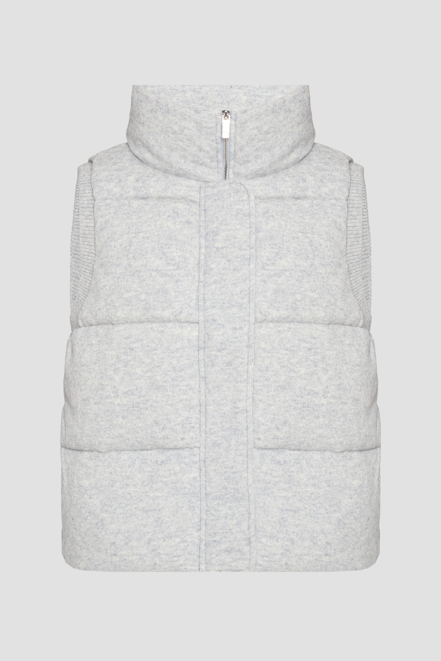 Женский серый шерстяной жилет BOSS 50547894;058