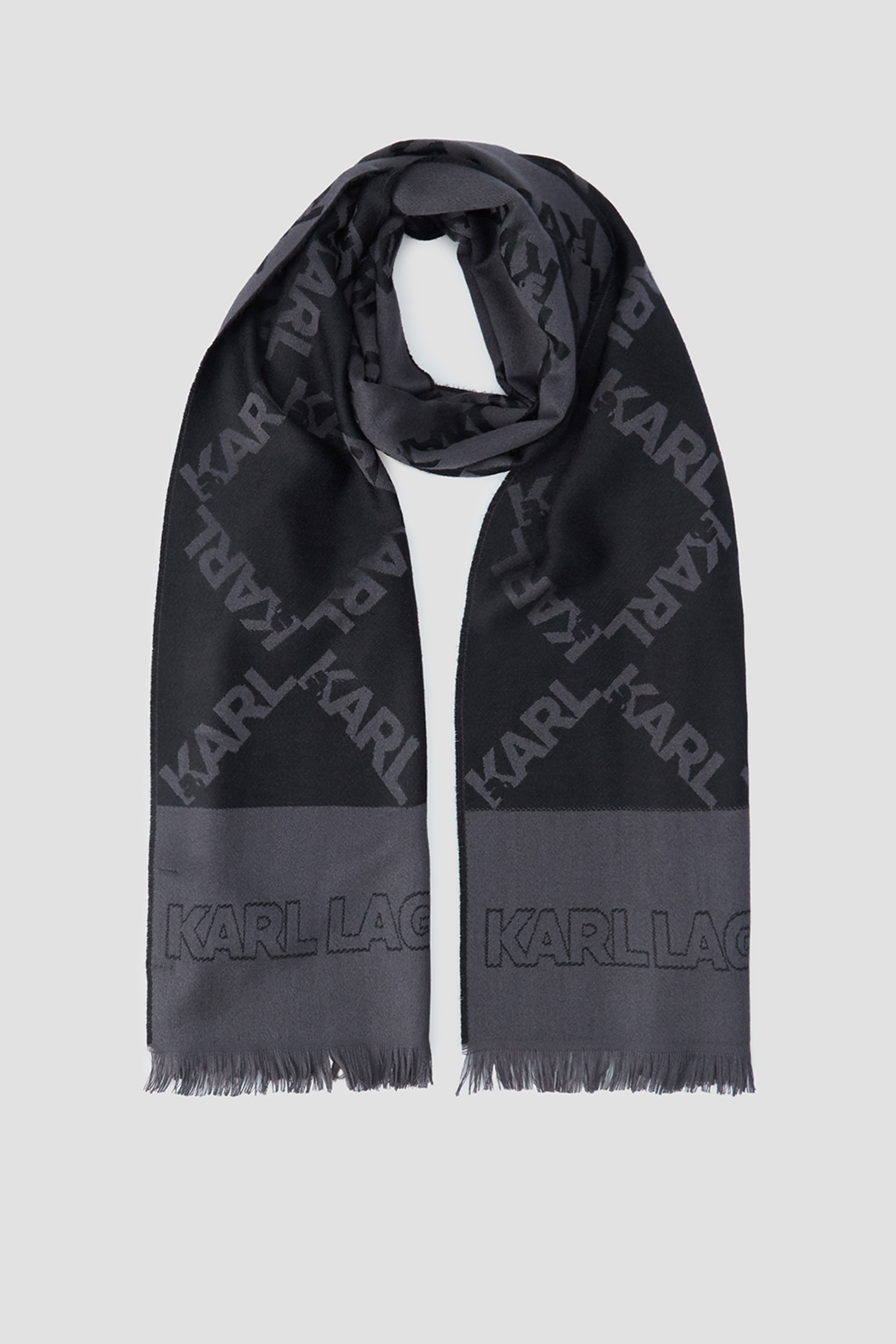 Мужской шерстяной шарф Karl Lagerfeld 502134.805001;990