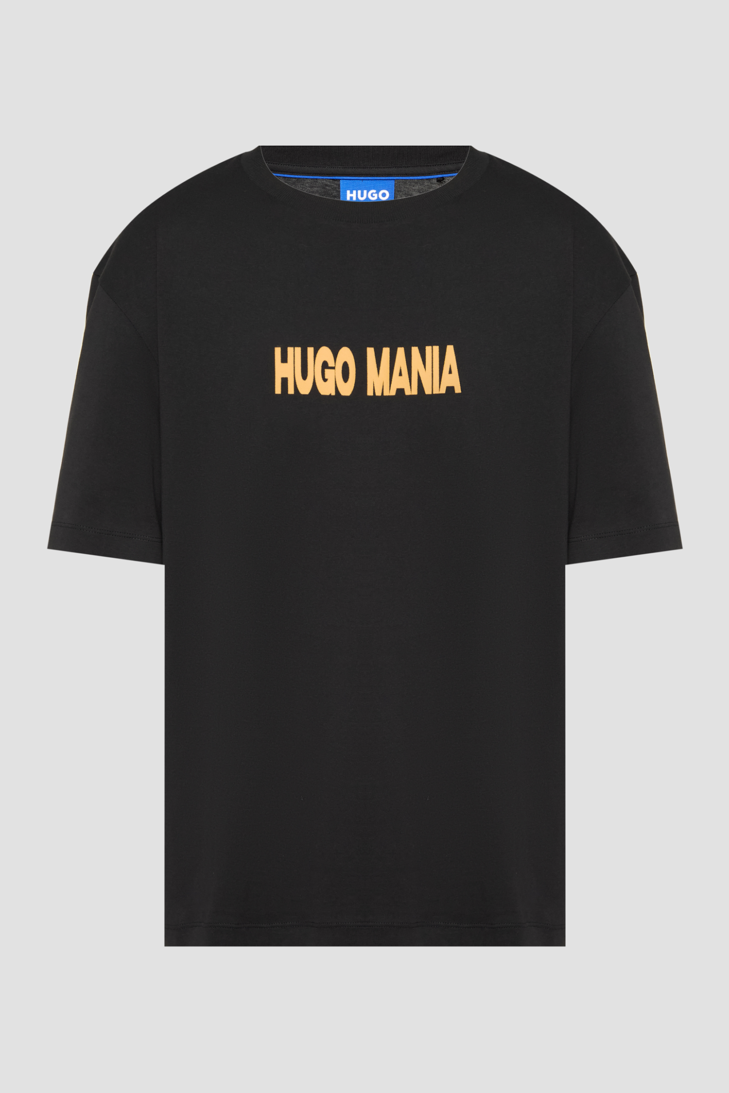 Мужская черная футболка HUGO BLUE 50543483;001