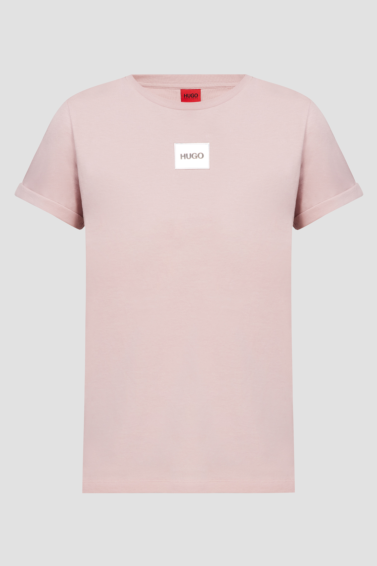Розовая футболка для девушек HUGO 50456008;680