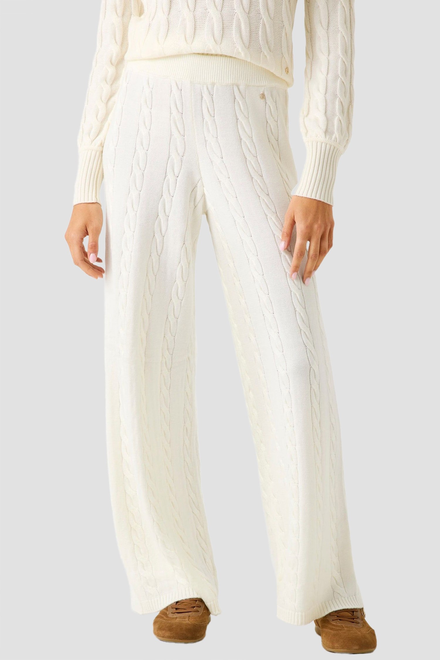 Женские белые брюки Guess W5BB52.Z1192;G012