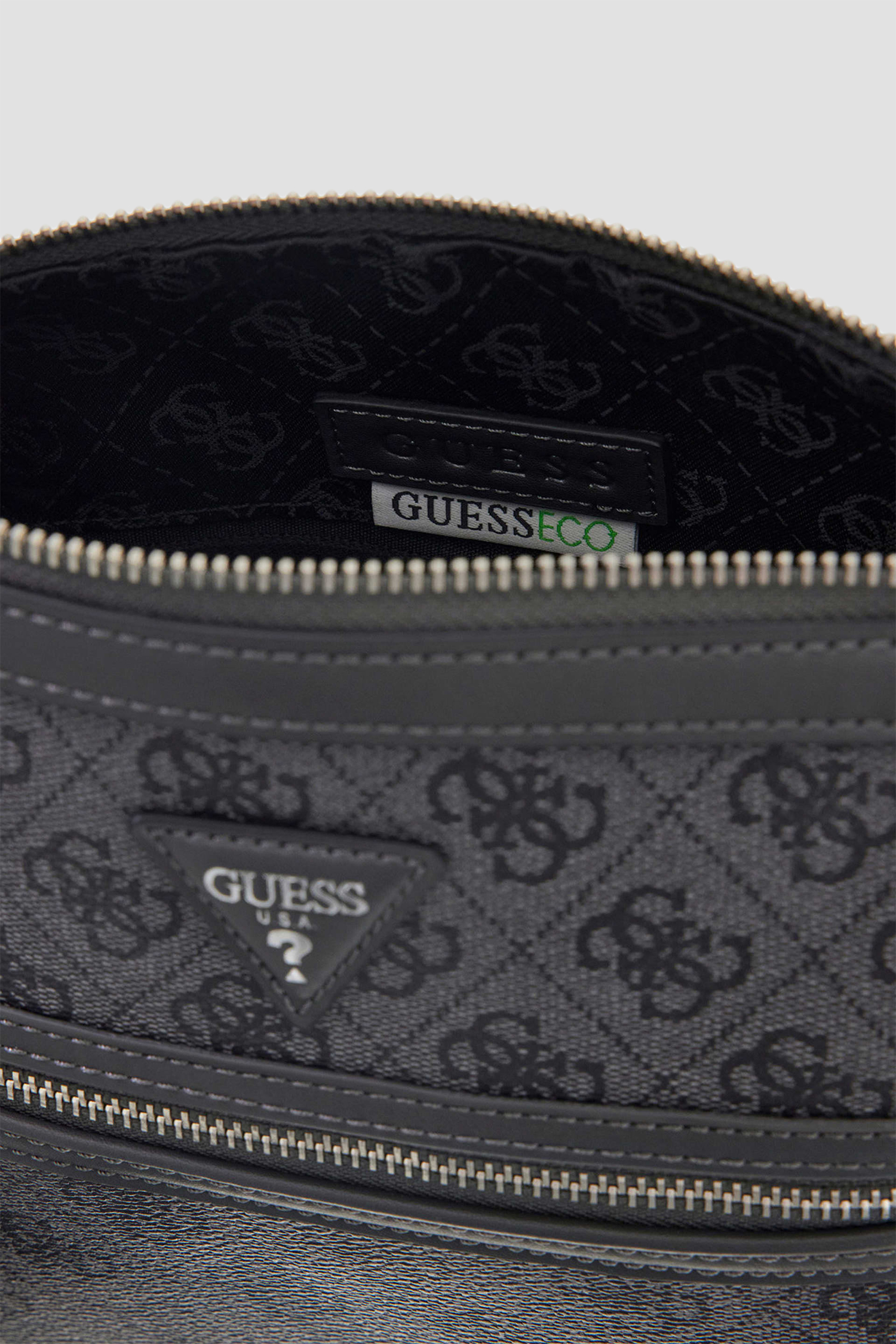 Мужская серая сумка с узором Guess HMMILL.P6217;BTH