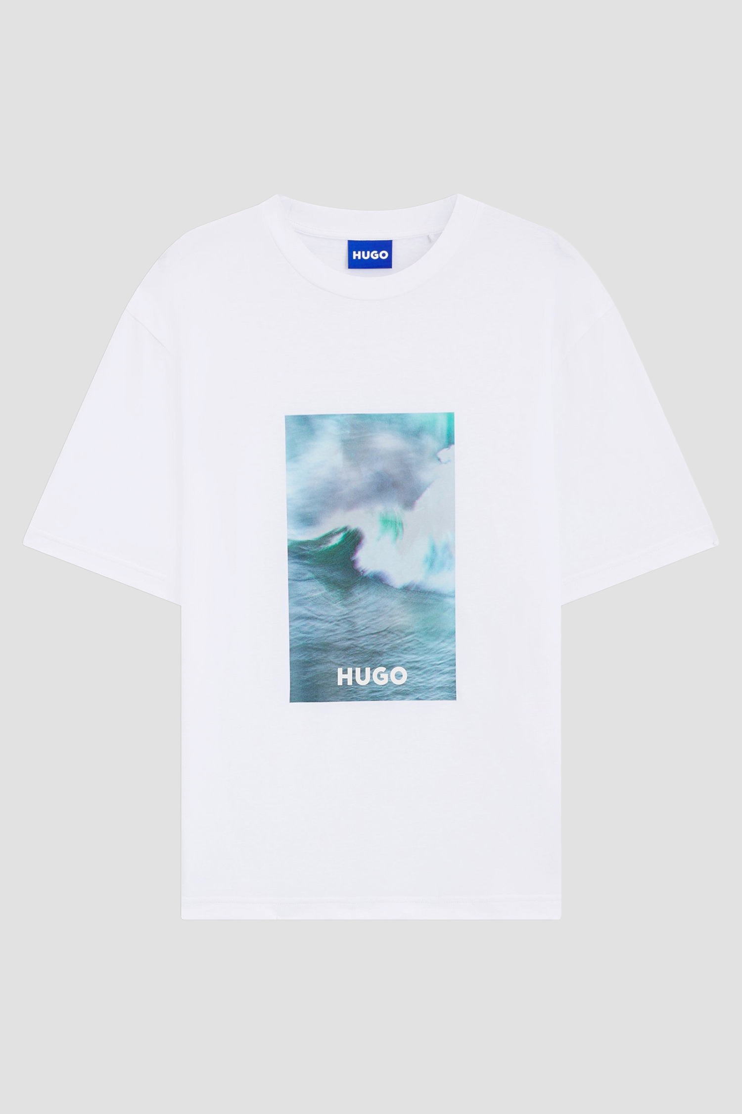 Чоловіча біла футболка HUGO BLUE 50554349;100