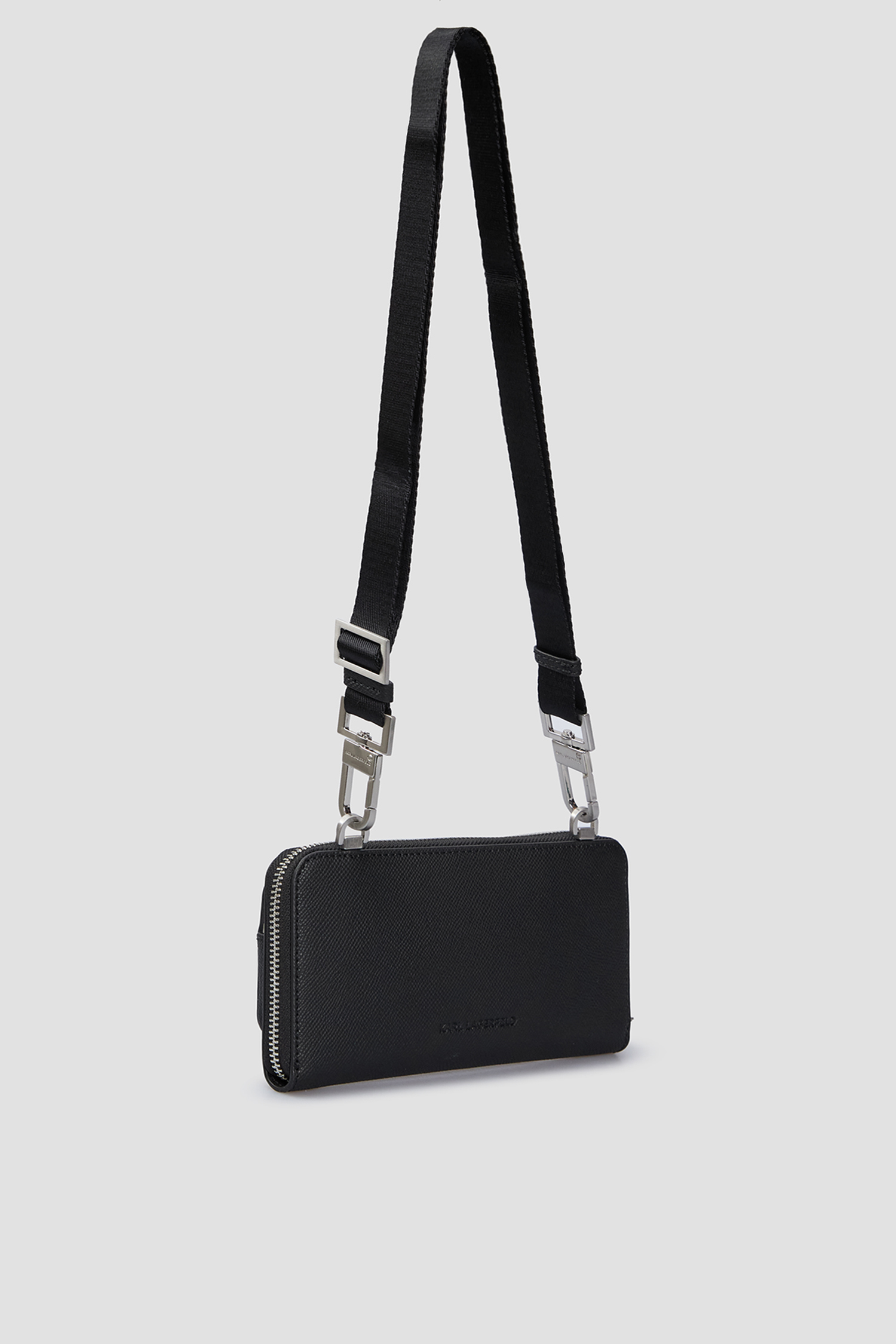 Чоловіча чорна шкіряна сумка Karl Lagerfeld A1M32100;999