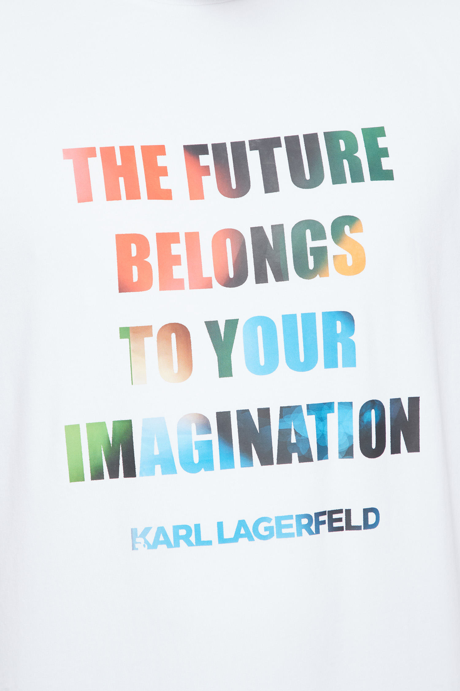 Мужская белая футболка Karl Lagerfeld 532221.755044;10