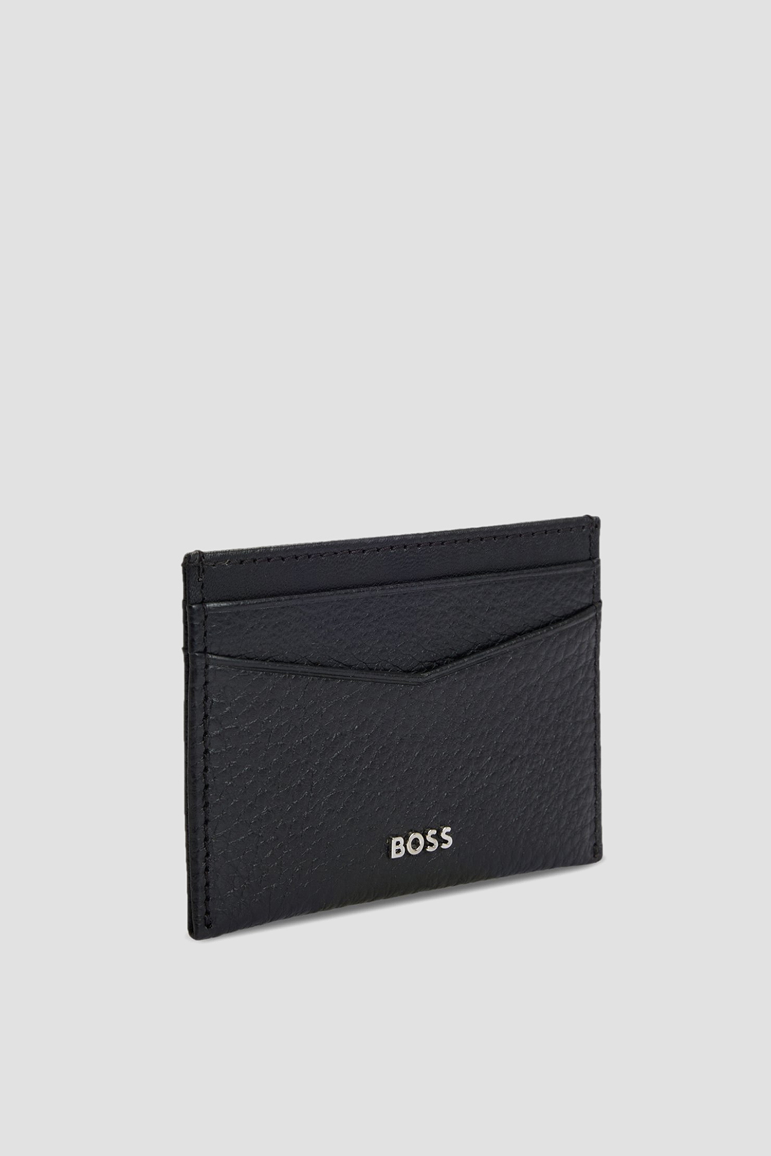 Мужской черный кожаный кардхолдер BOSS 50529515;001