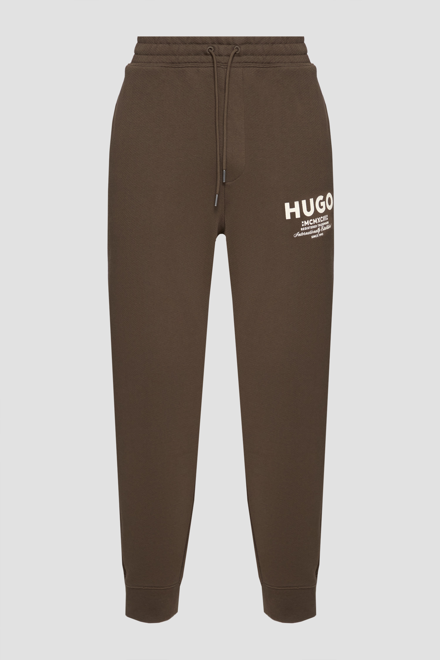 Мужские коричневые спортивные брюки HUGO BLUE 50510734;208
