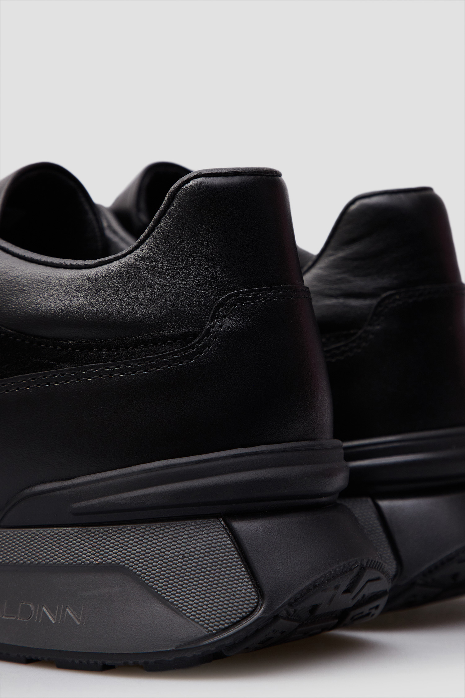 Чоловічі чорні шкіряні кросівки BALDININI U5B842A1VITE;0000