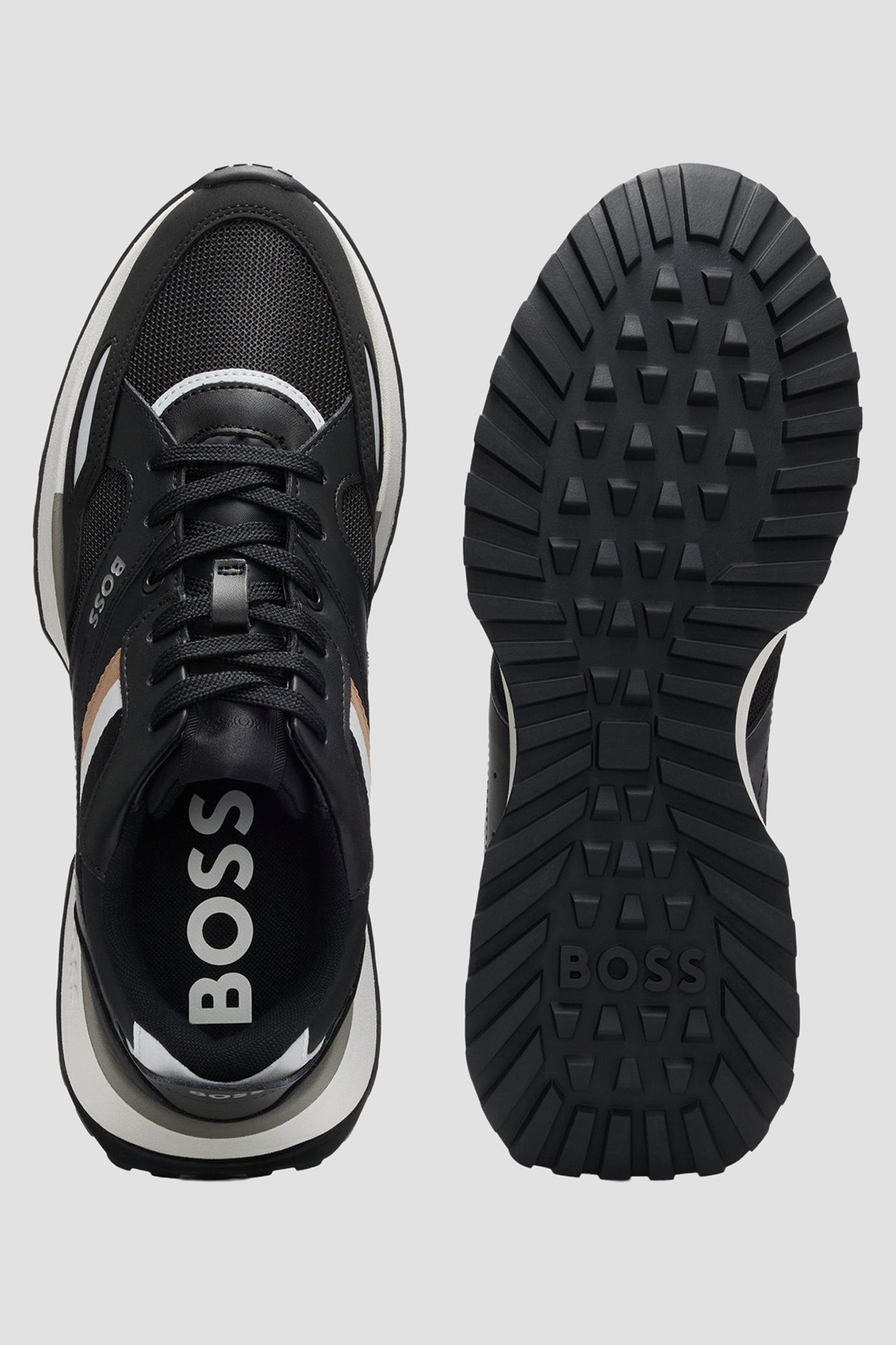 Чоловічі чорні кросівки BOSS 50498280;001