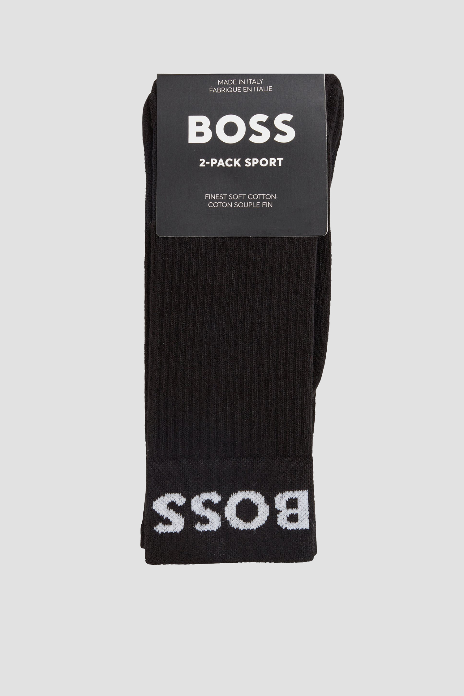 Мужские черные носки (2 пары) BOSS 50469747;001