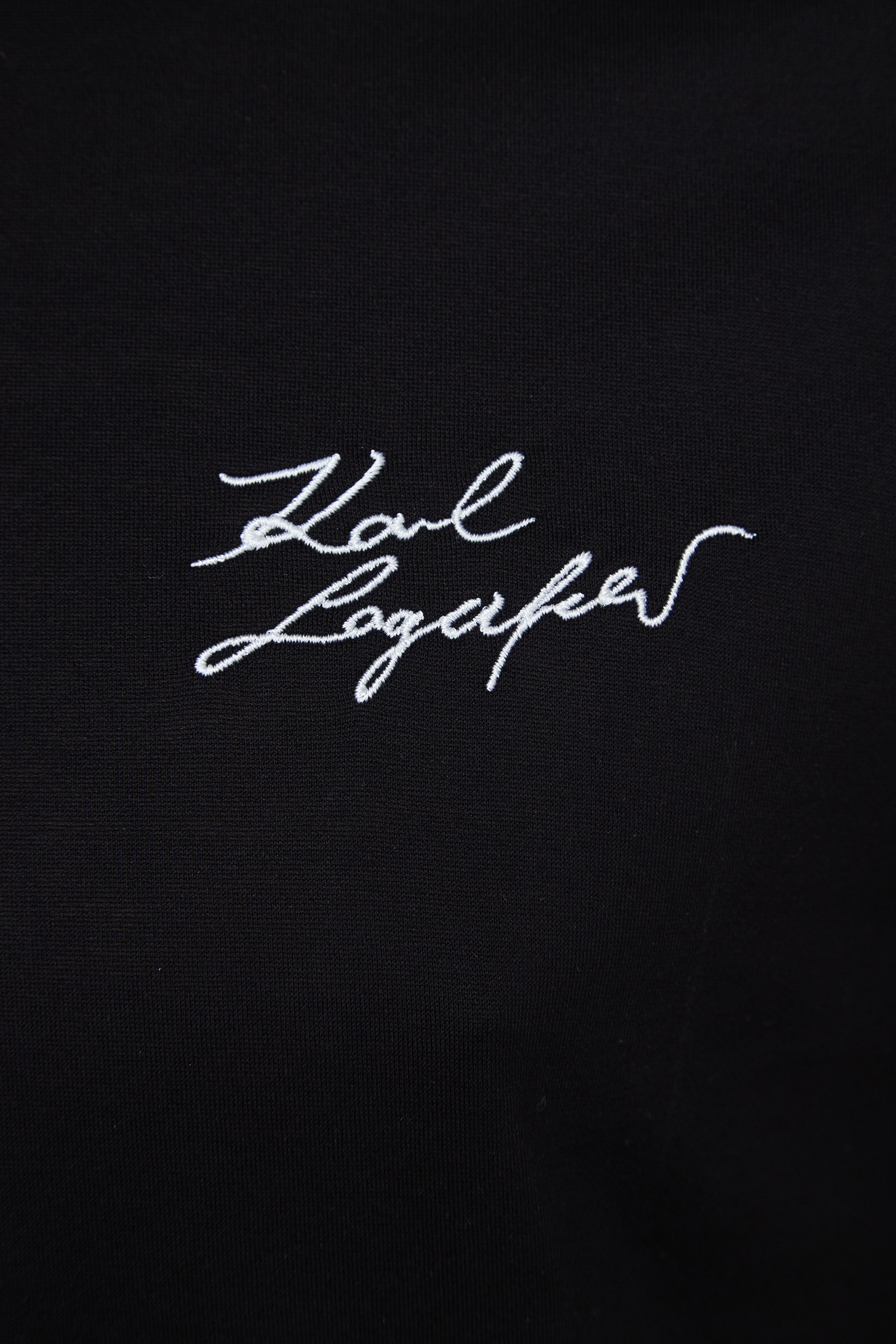 Мужское черное поло Karl Lagerfeld 541200.745080;990