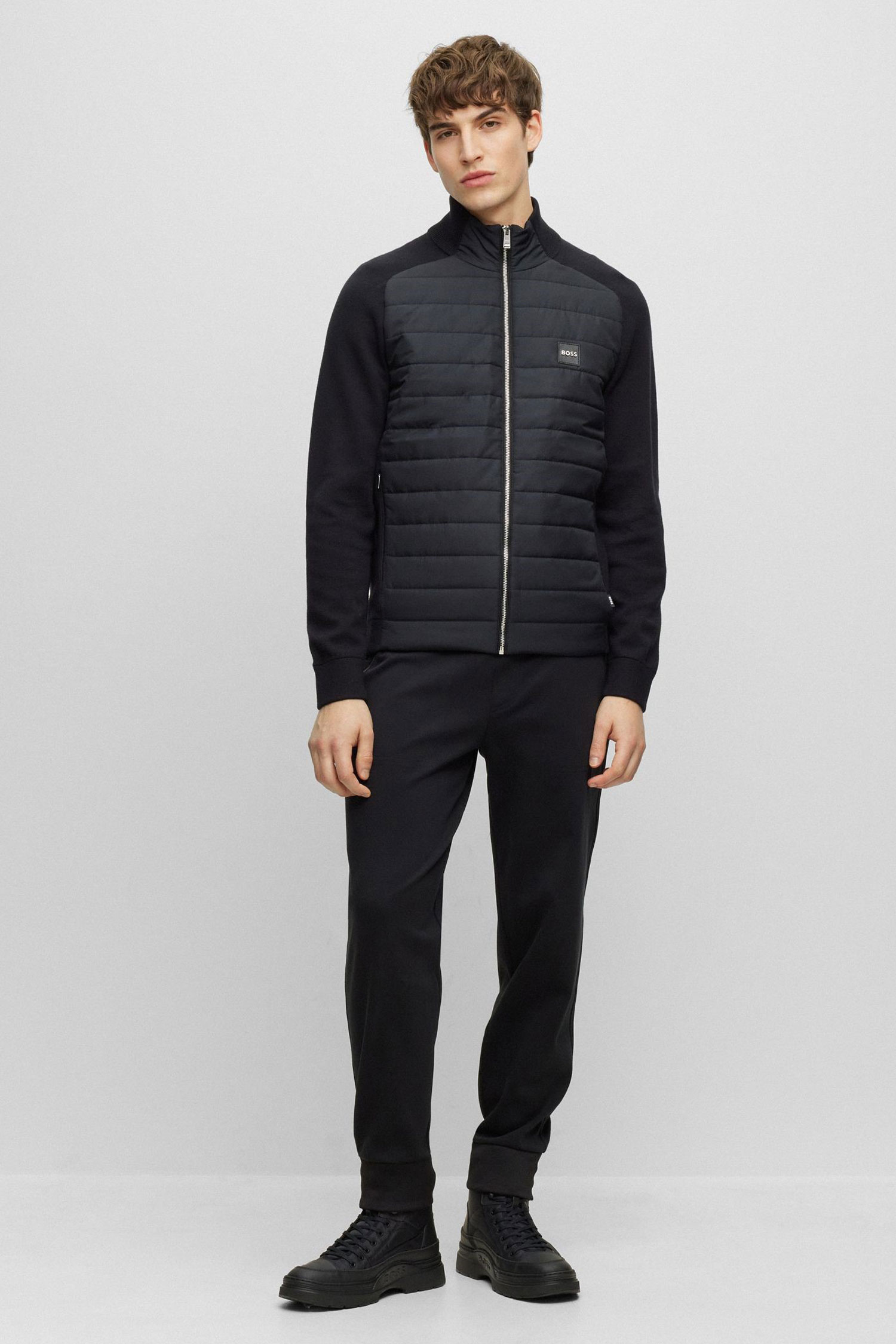 Мужские черные спортивные брюки BOSS 50499243;001