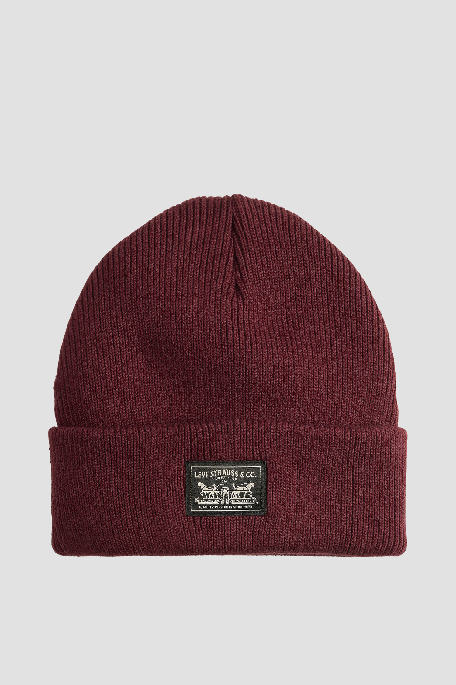 Женская бордовая шапка Levi’s® 000J7;0009