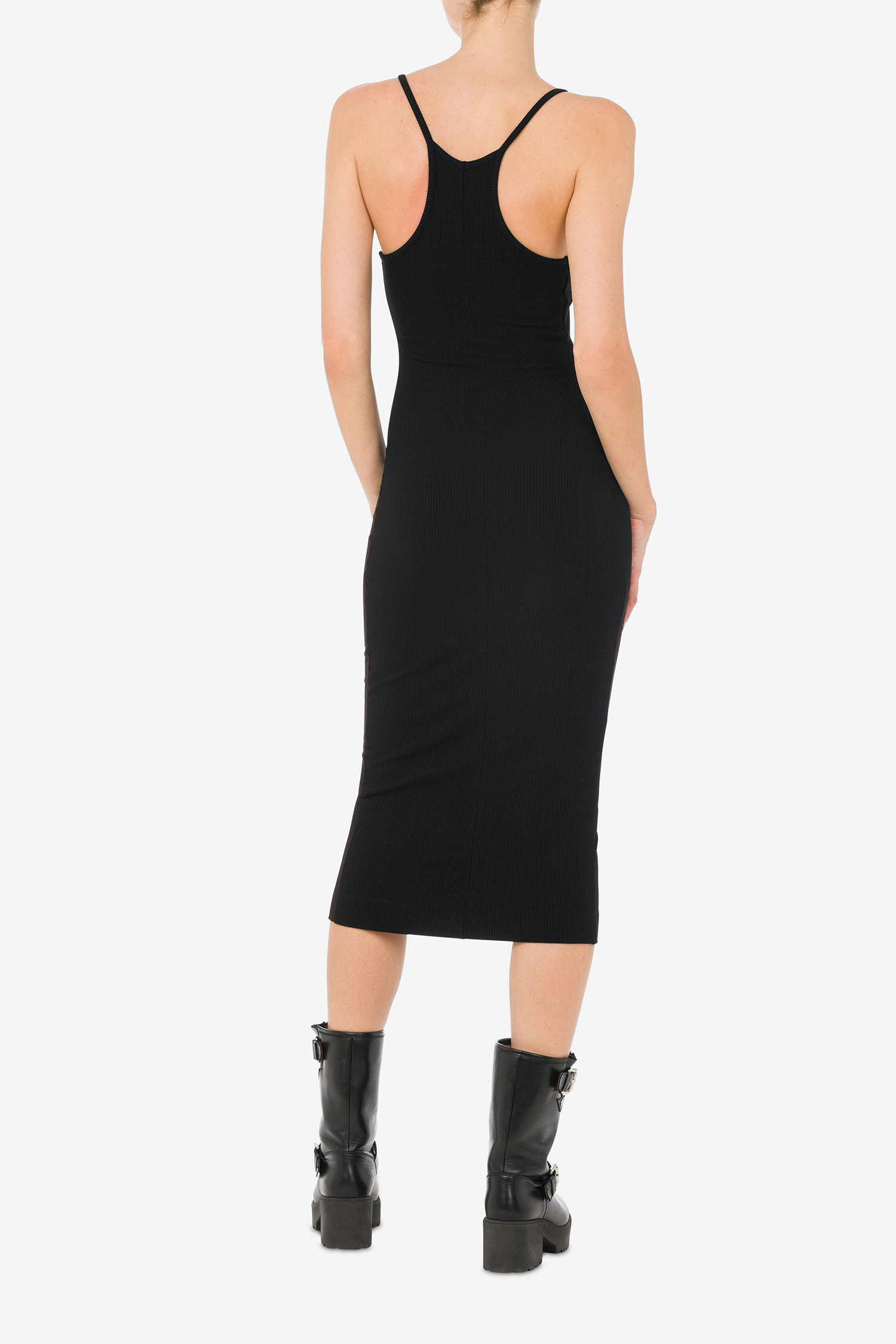 Женское черное платье Moschino A0417.3259;0555