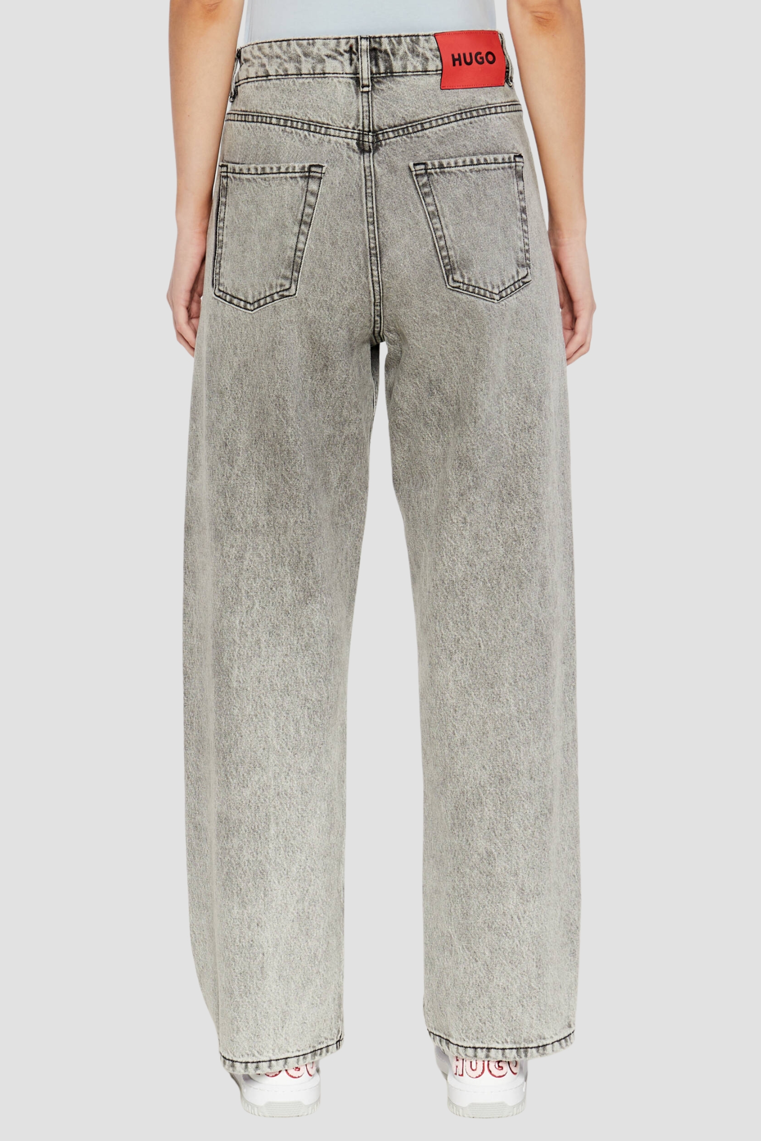 Женские серые джинсы HUGO 50519904;039