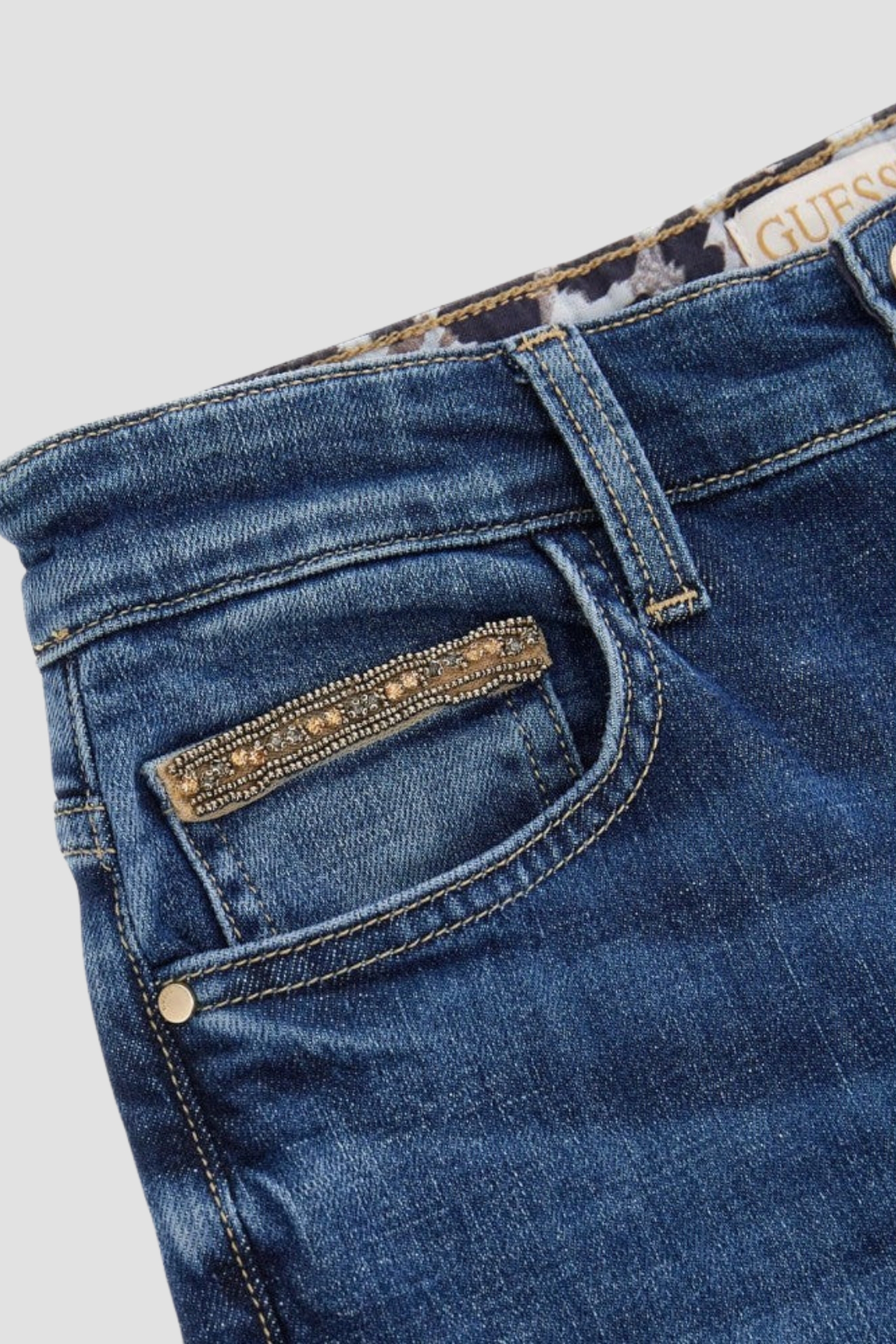 Жіночі темно-сині джинси Guess W4RA33.D5921;ETSH