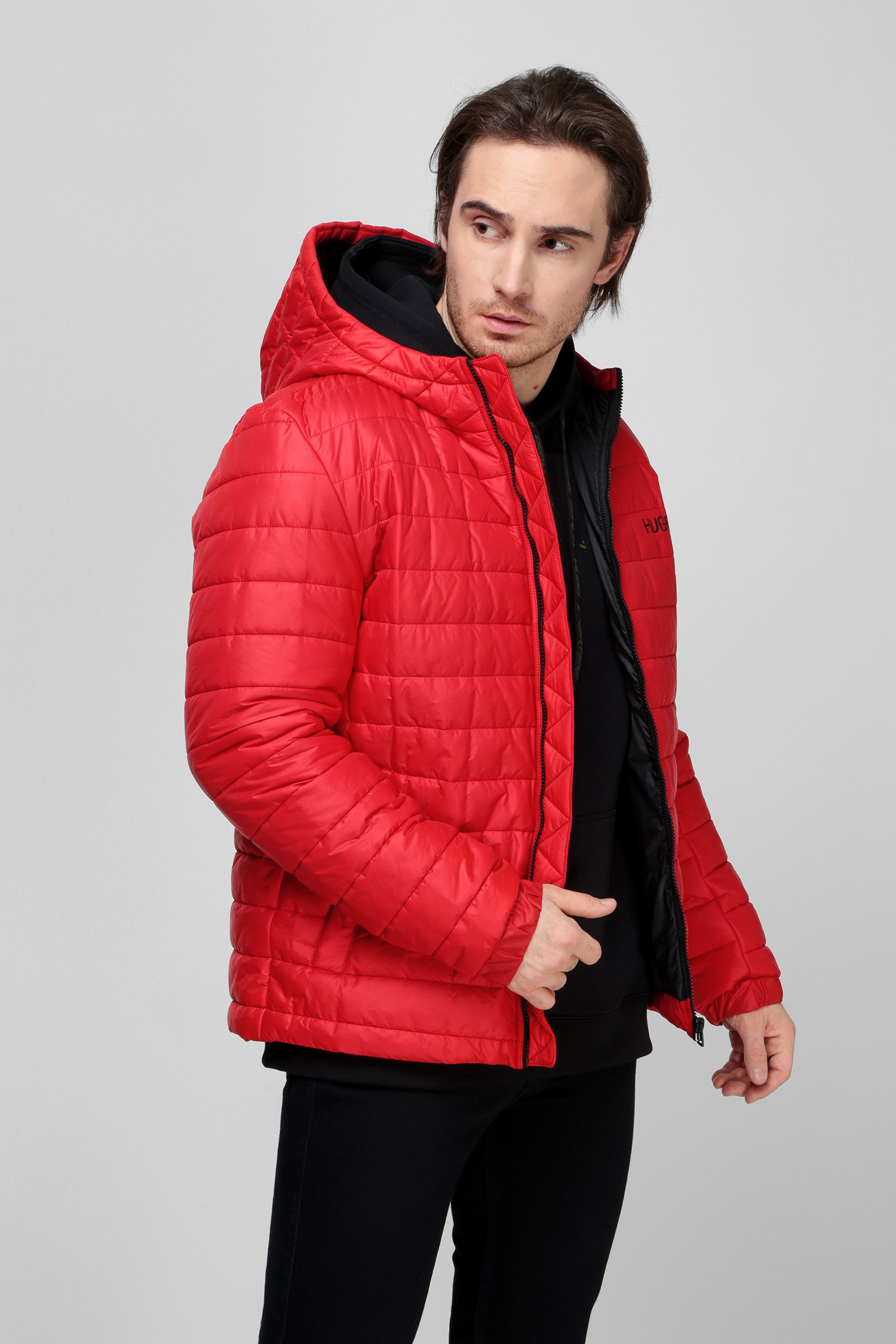 Мужская красная куртка HUGO 50469583;693 — Ultrashop