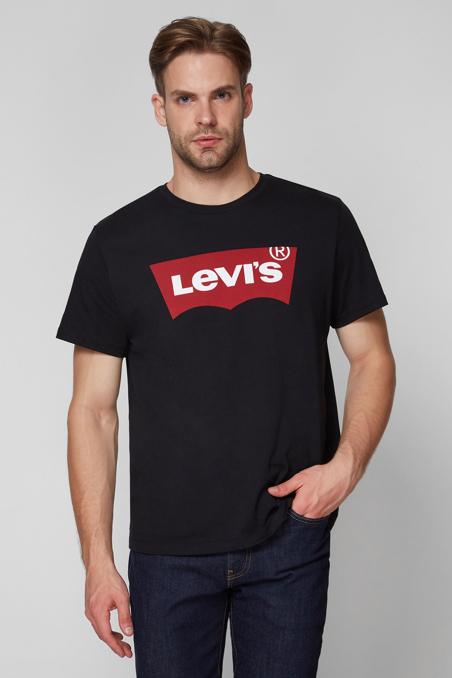 Мужская черная футболка Levi’s® 17783;0137