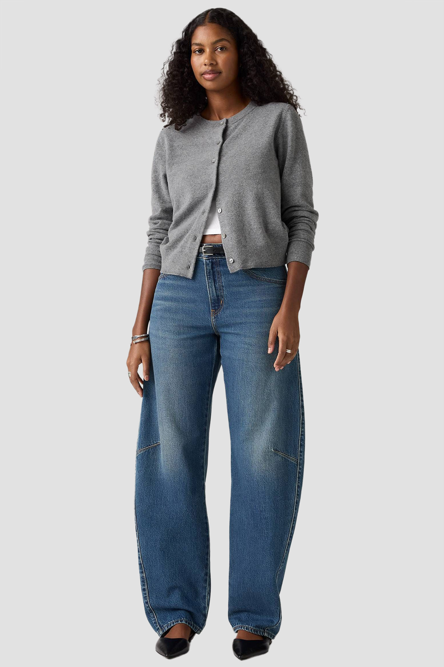 Женские синие джинсы Baggy Dad Barrel Levi’s® 0039A;0001