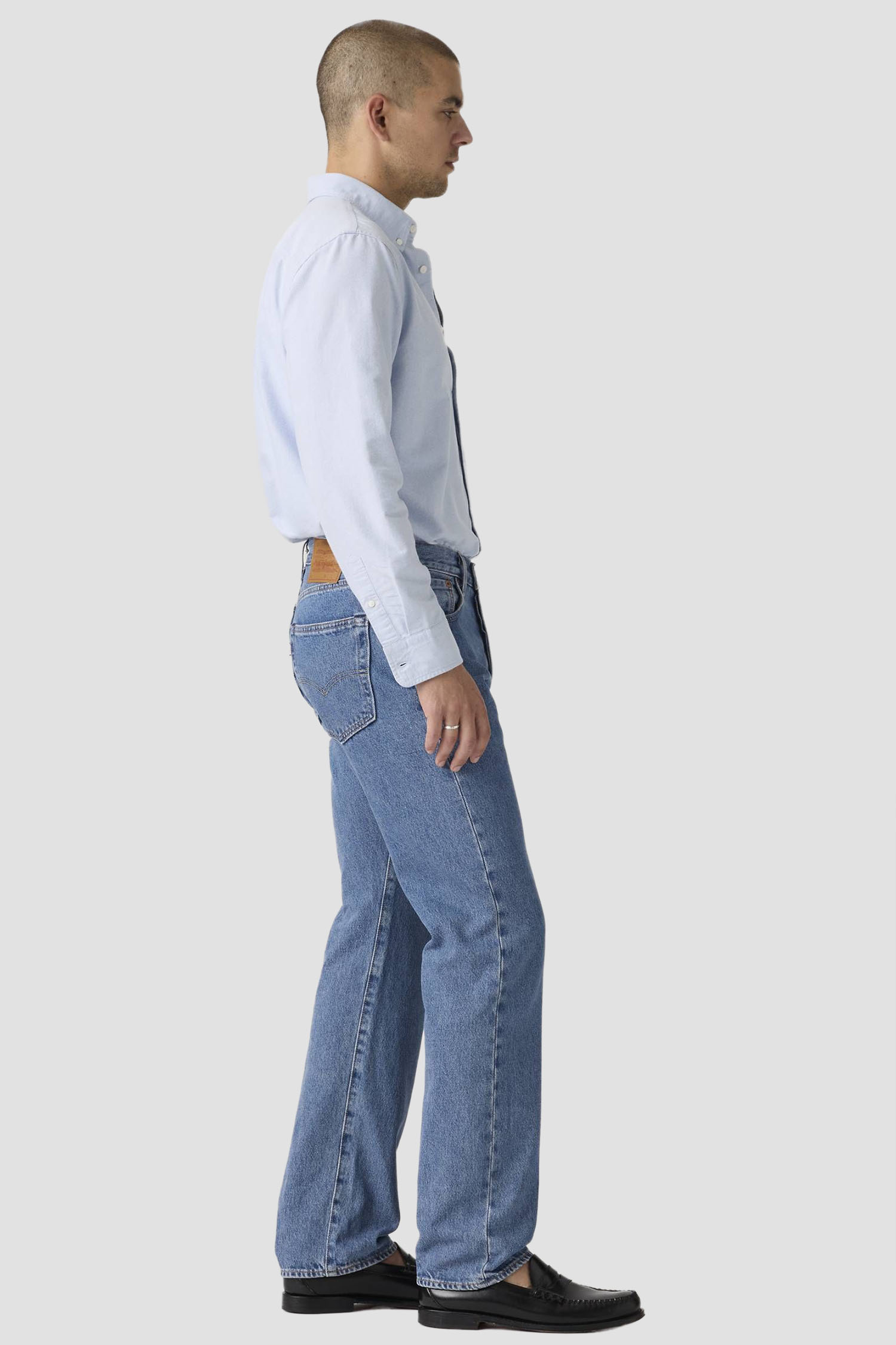 Чоловічі блакитні джинси 501® Relaxed Fit Levi’s® 0057V;0008
