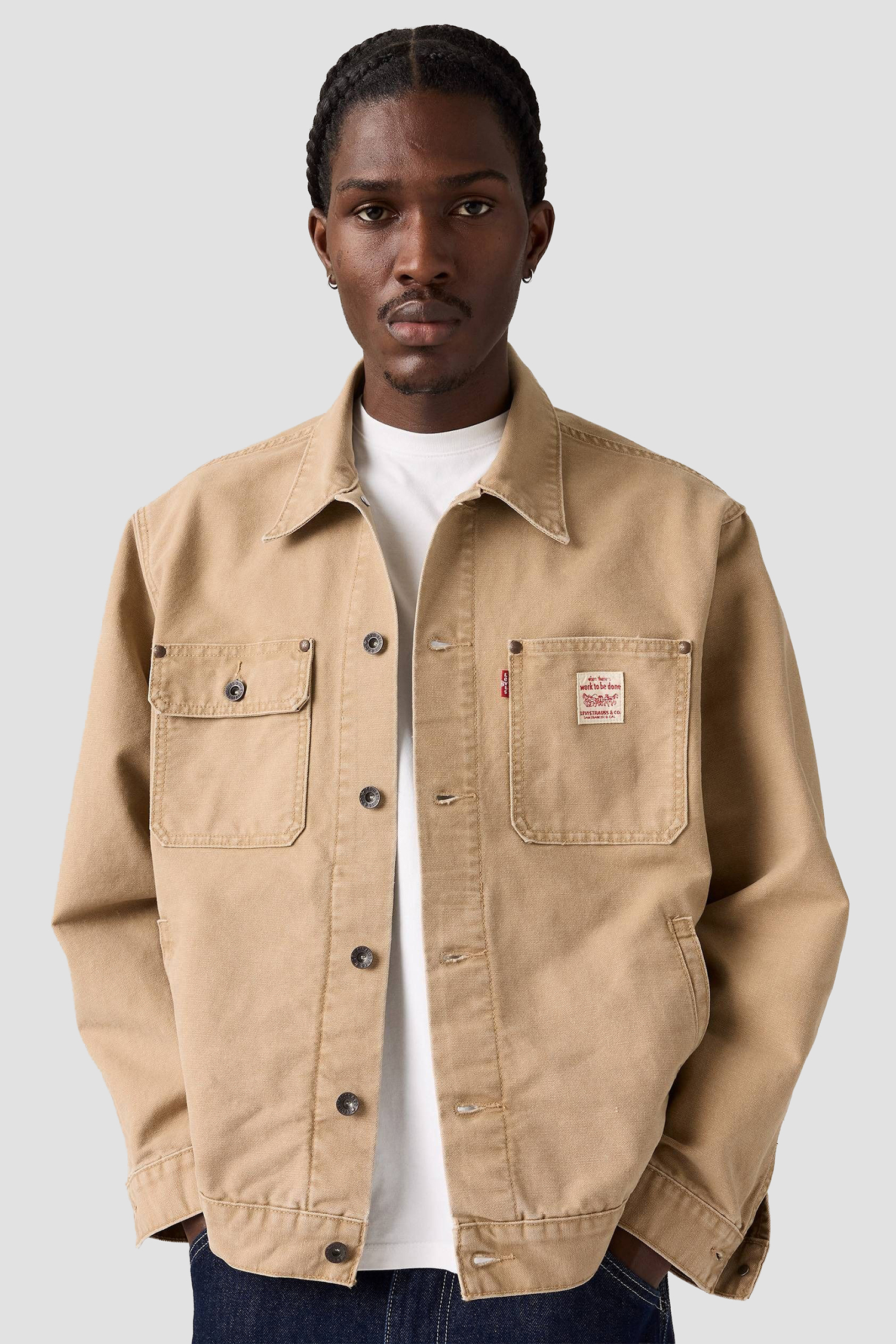 Чоловіча бежева джинсова куртка Levi’s® A4820;0023