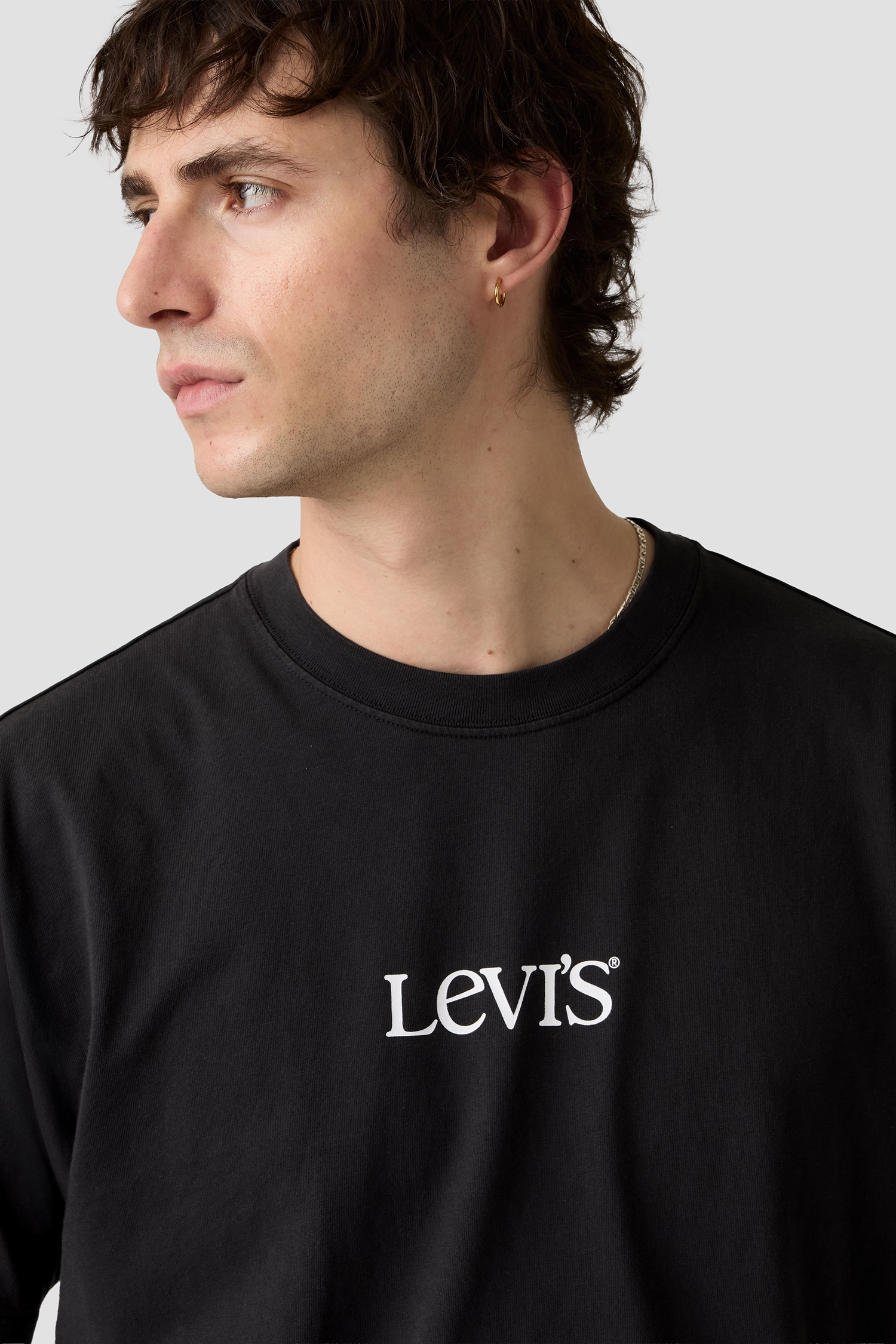 Мужская черная футболка Levi’s® 87373;0445