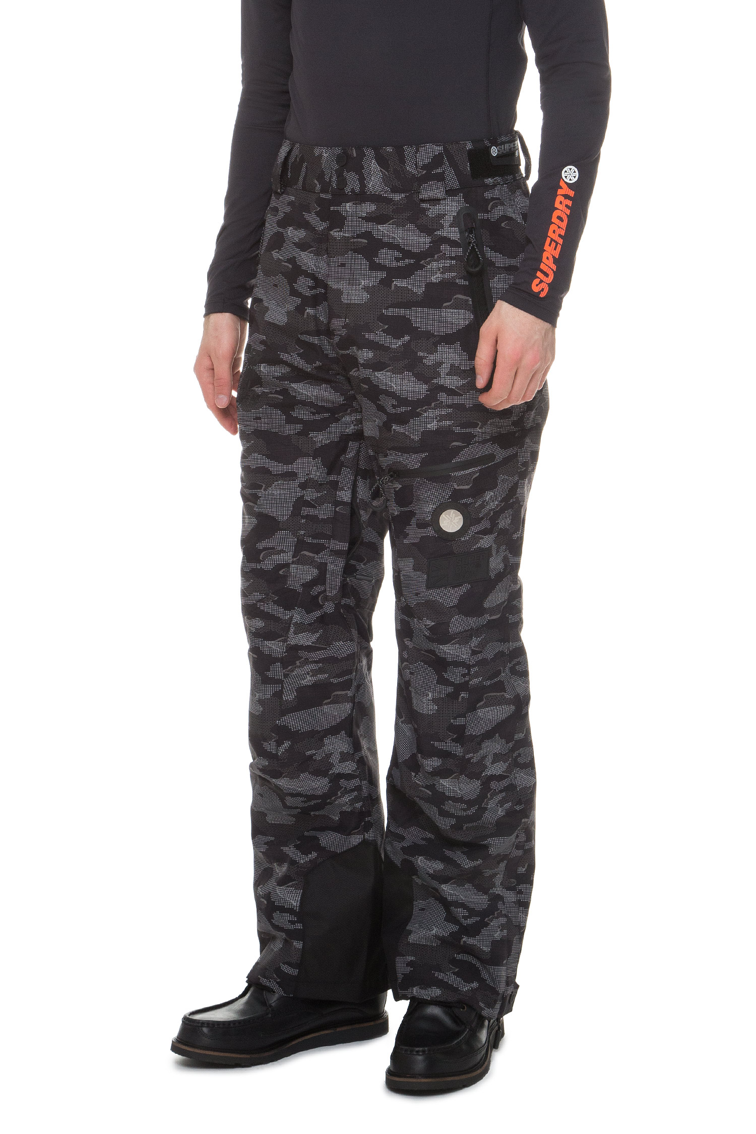 Мужские серые лыжные брюки Snow Active SuperDry MS1303SU;YQN