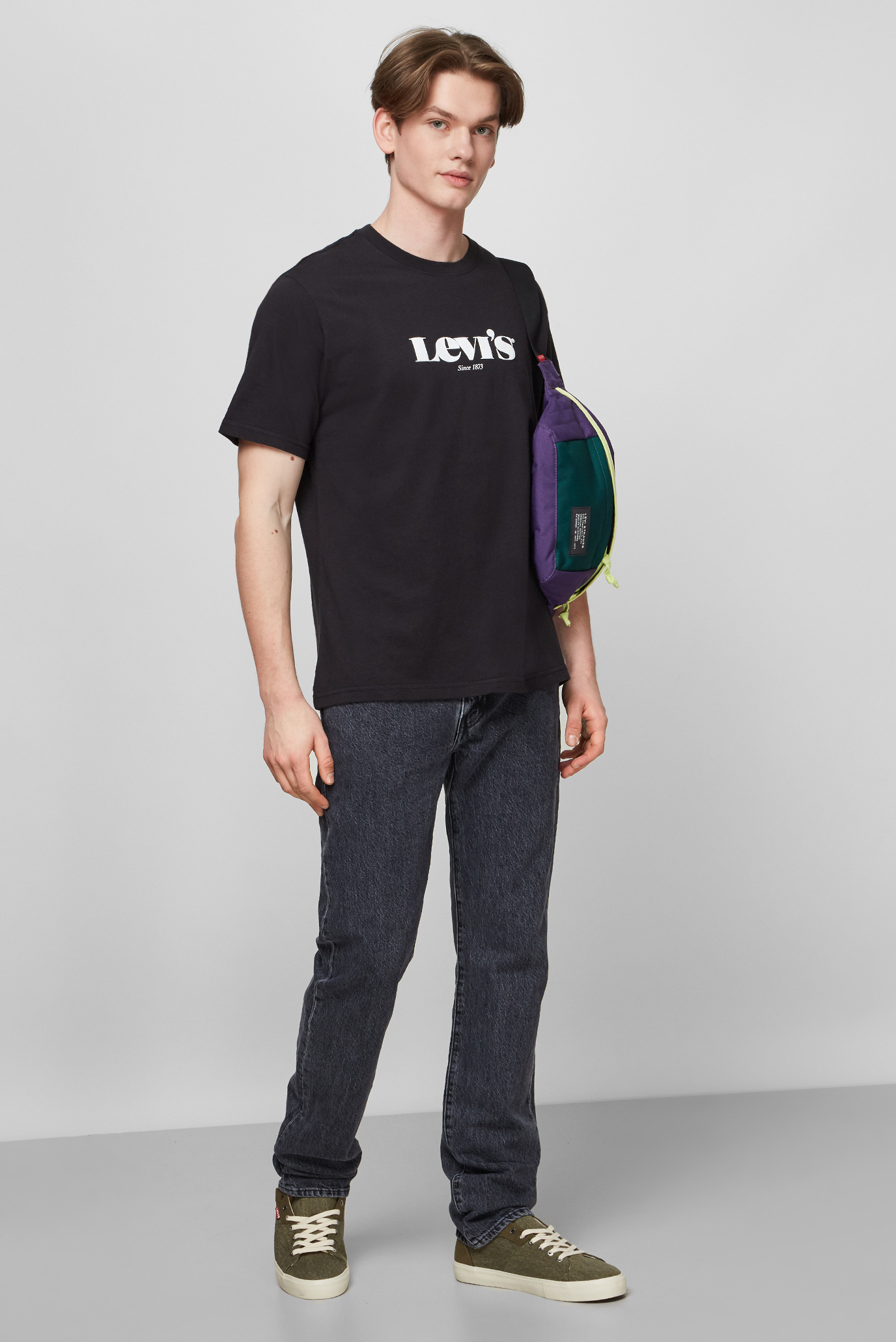 Черная футболка для парней Levi’s® 16143;0084