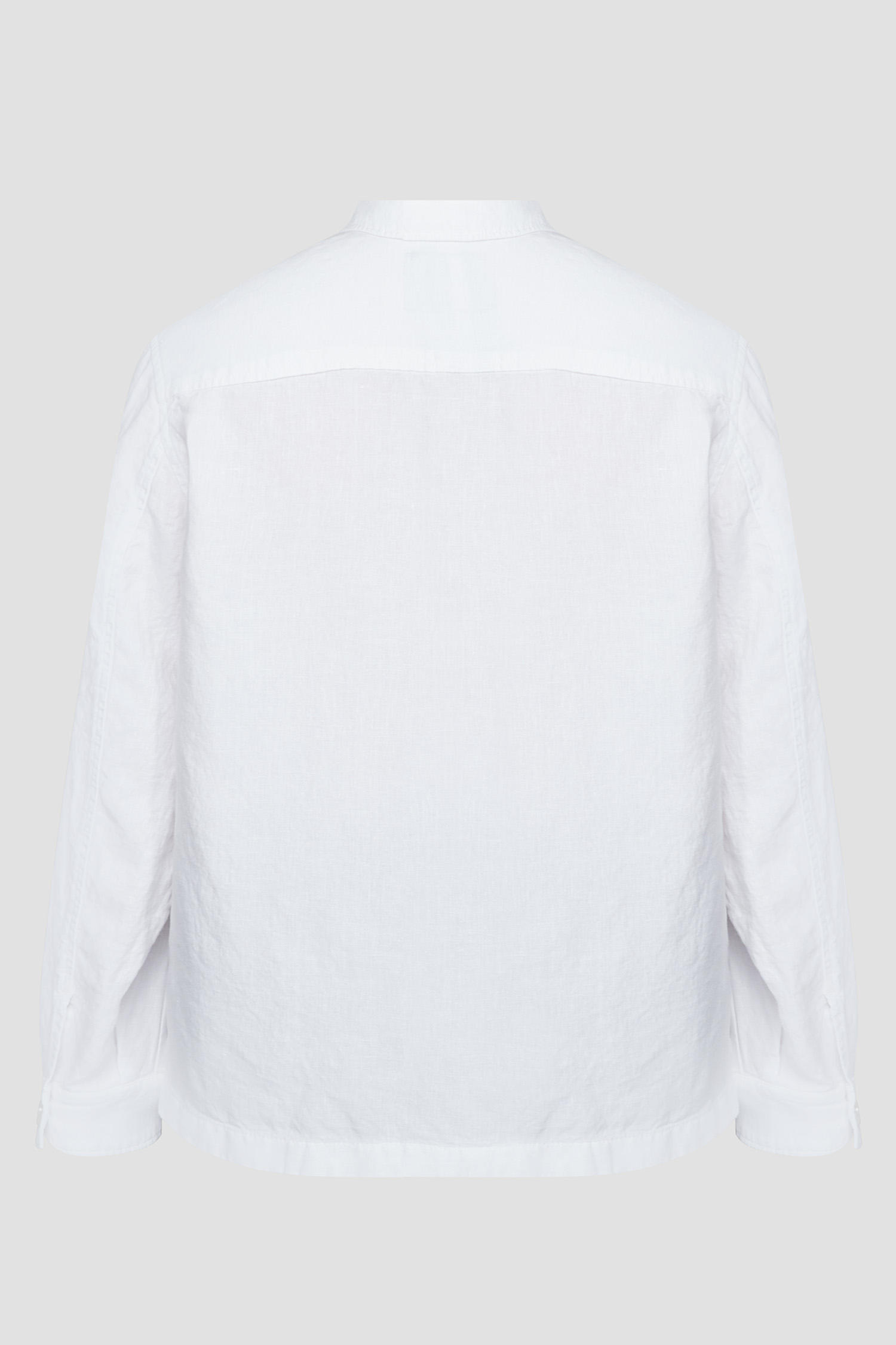 Мужская белая льняная рубашка BOSS 50489310;100