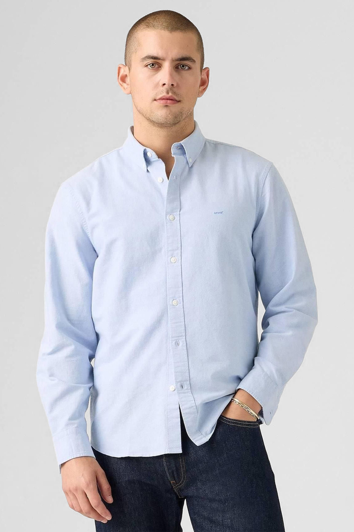 Мужская голубая рубашка Levi’s® A7210;0050