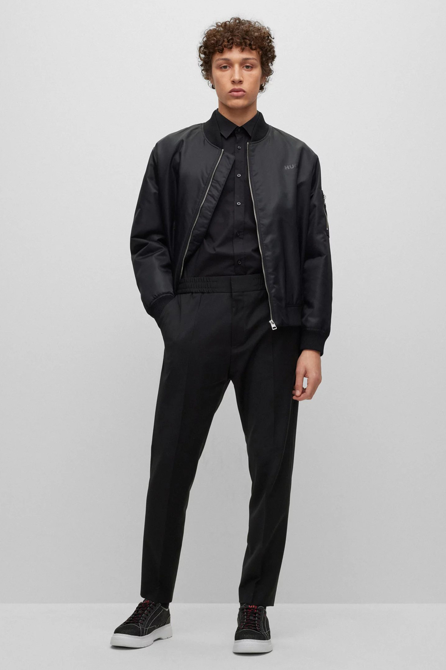 Мужские черные дерби HUGO 50493171;001