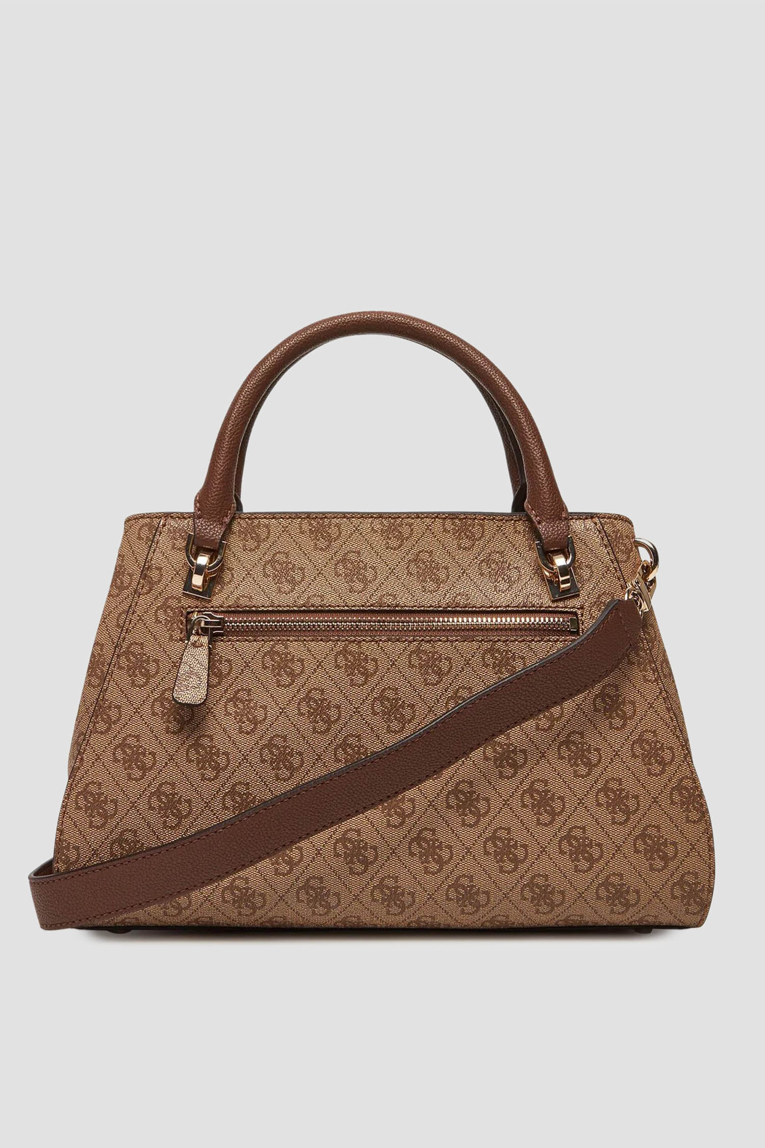 Жіноча бежева сумка з візерунком Guess HWBG96.72070;LGW