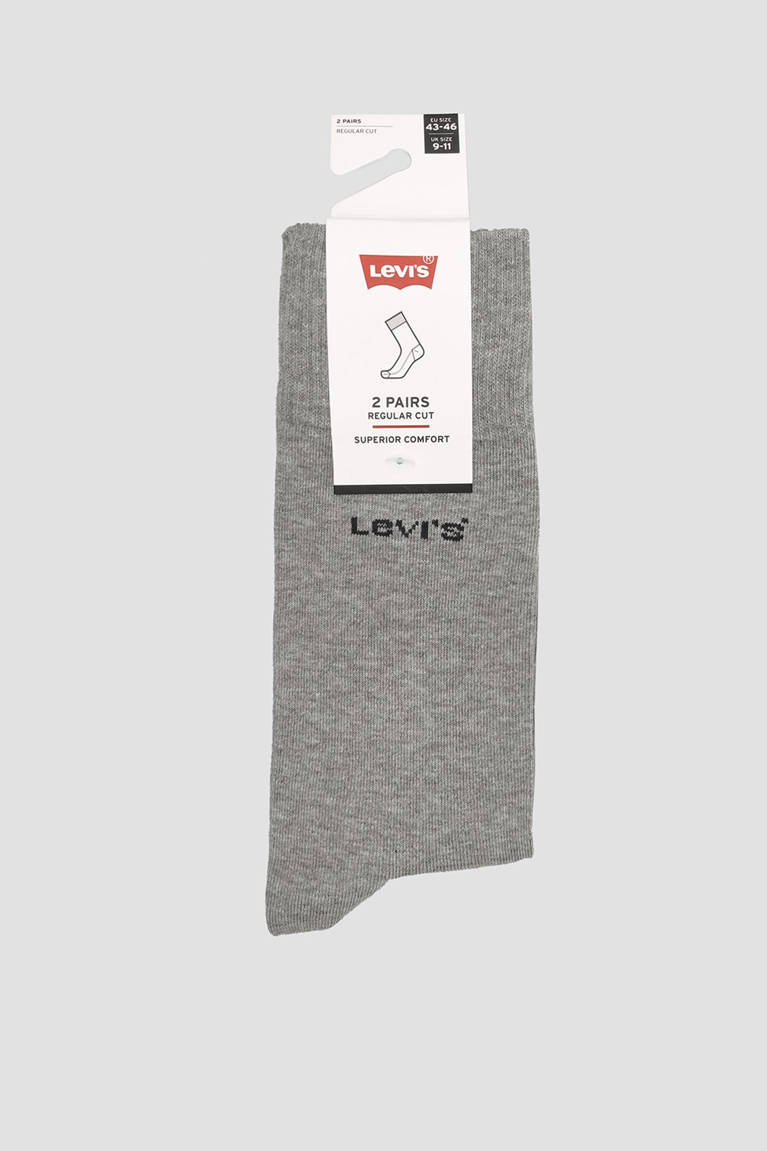 Серые носки (2 пары) Levi’s® 993053001;758