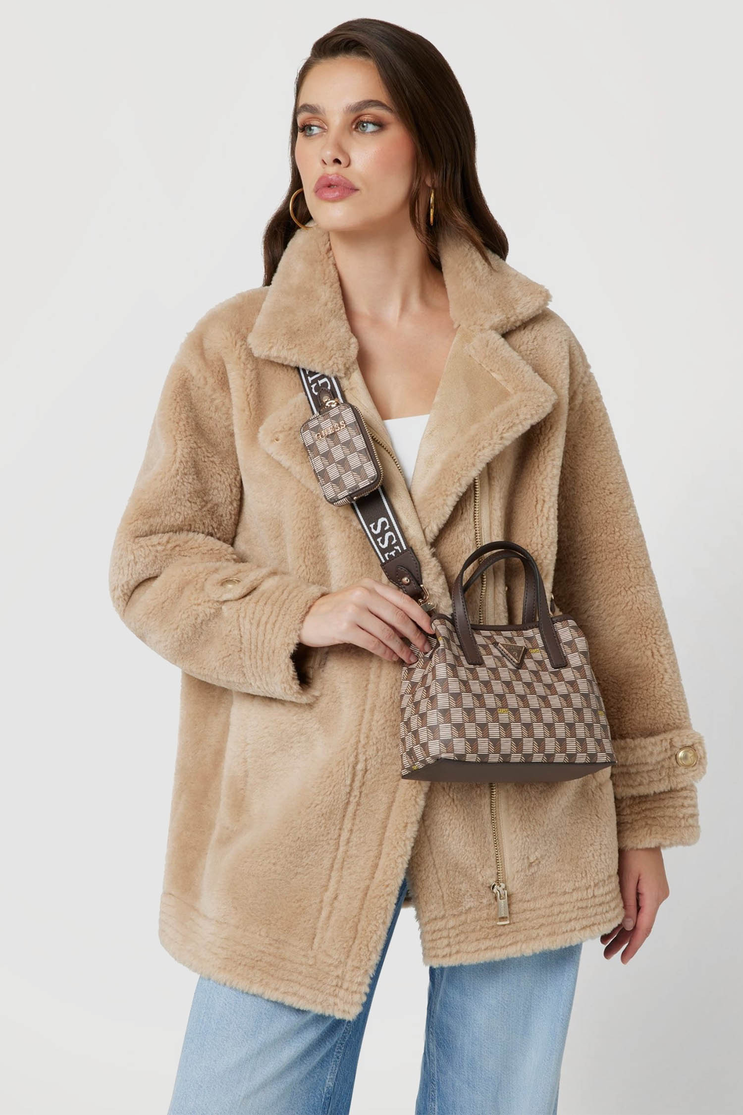 Женская сумка с узором Guess HWJT93.44750;BNL