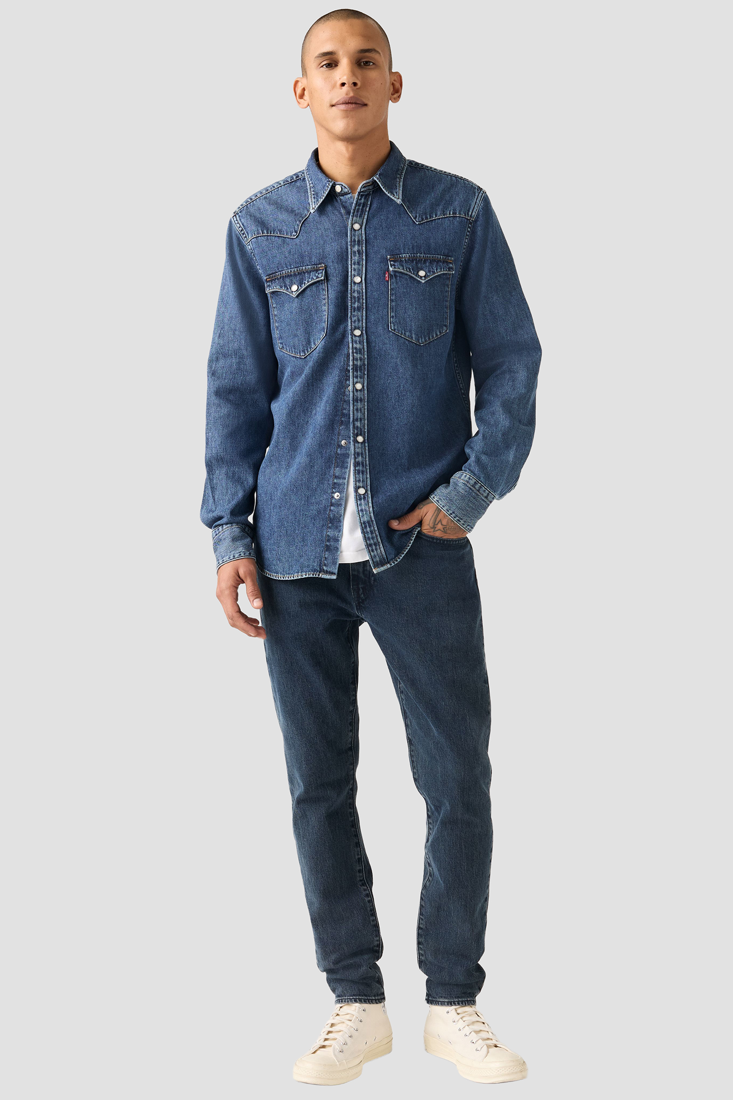 Мужские темно-синие джинсы 512® Slim Taper Levi’s® 28833;1531