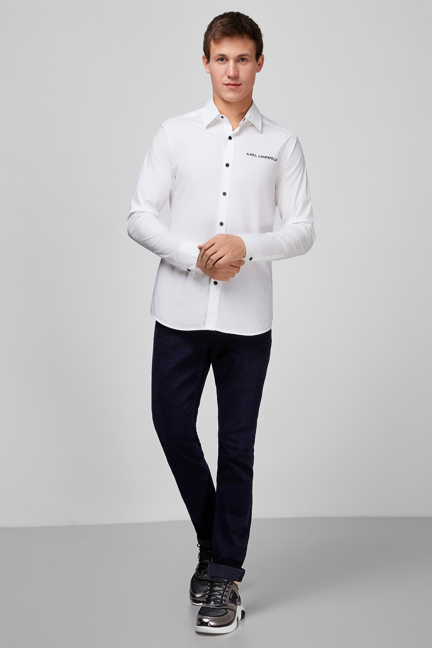 Чоловіча біла сорочка Karl Lagerfeld 502600.605911;10