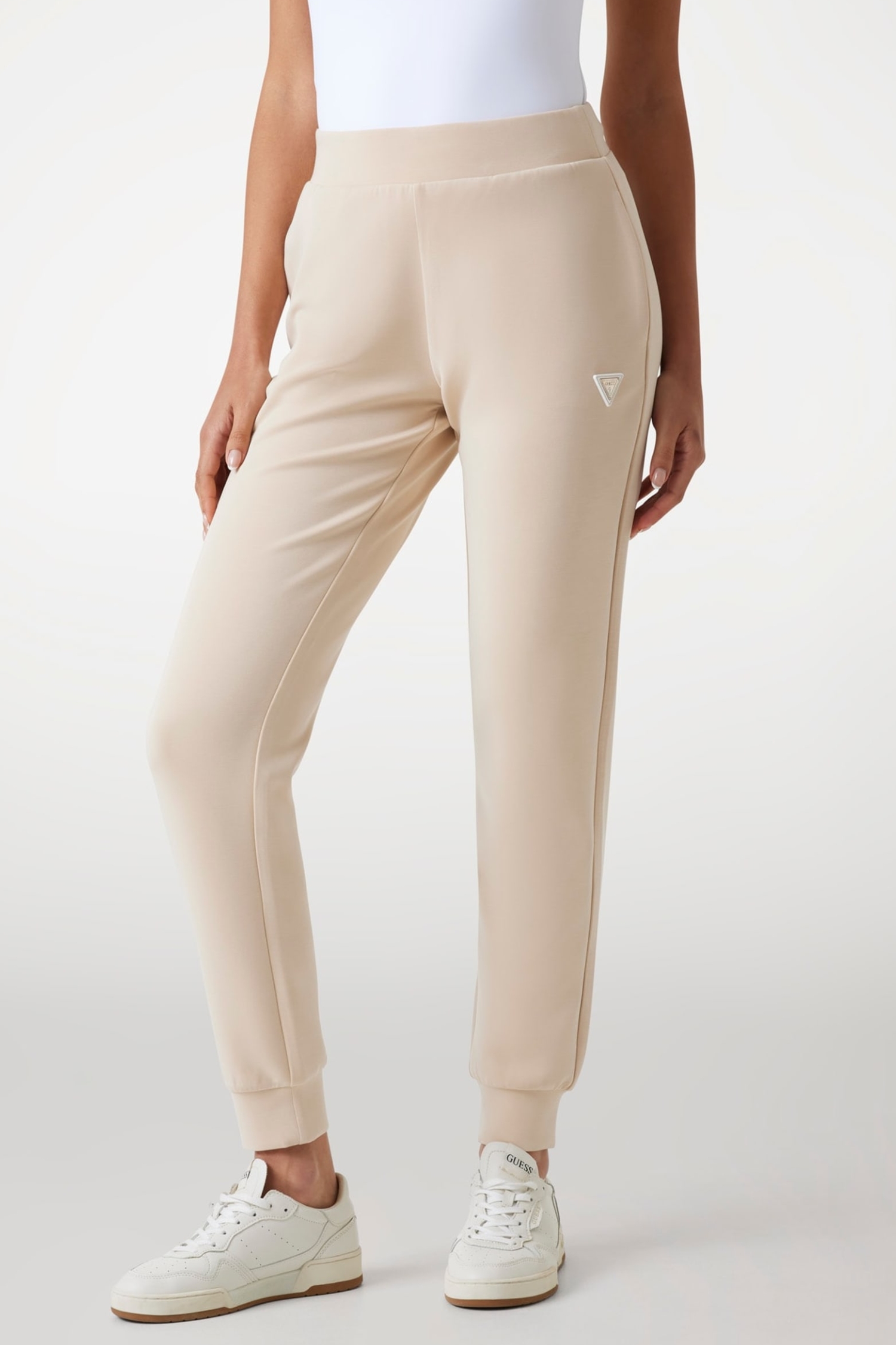 Жіночі бежеві спортивні штани Guess V4YB08.KCAY2;G1L9