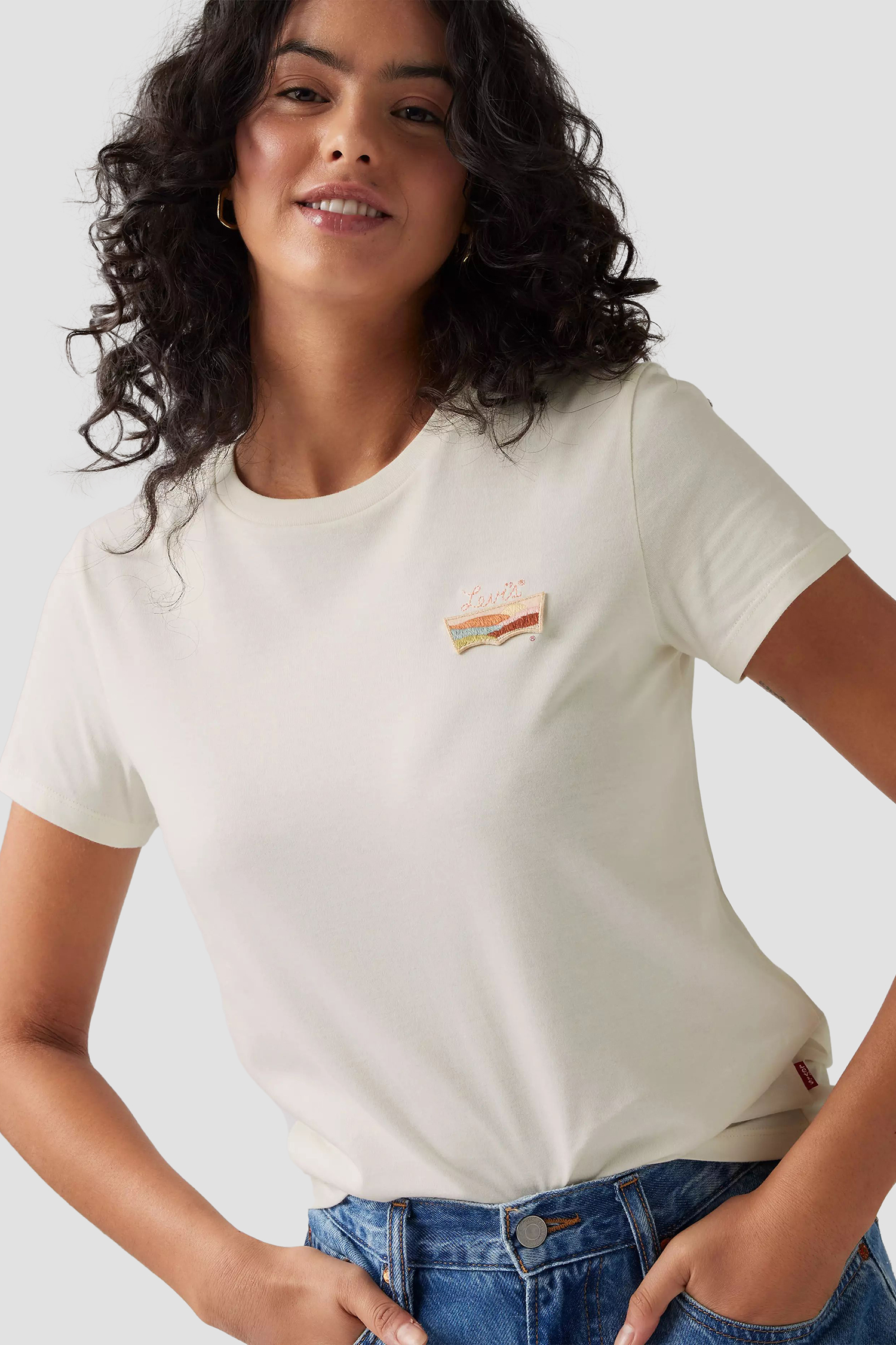 Женская белая футболка Levi’s® 17369;2941
