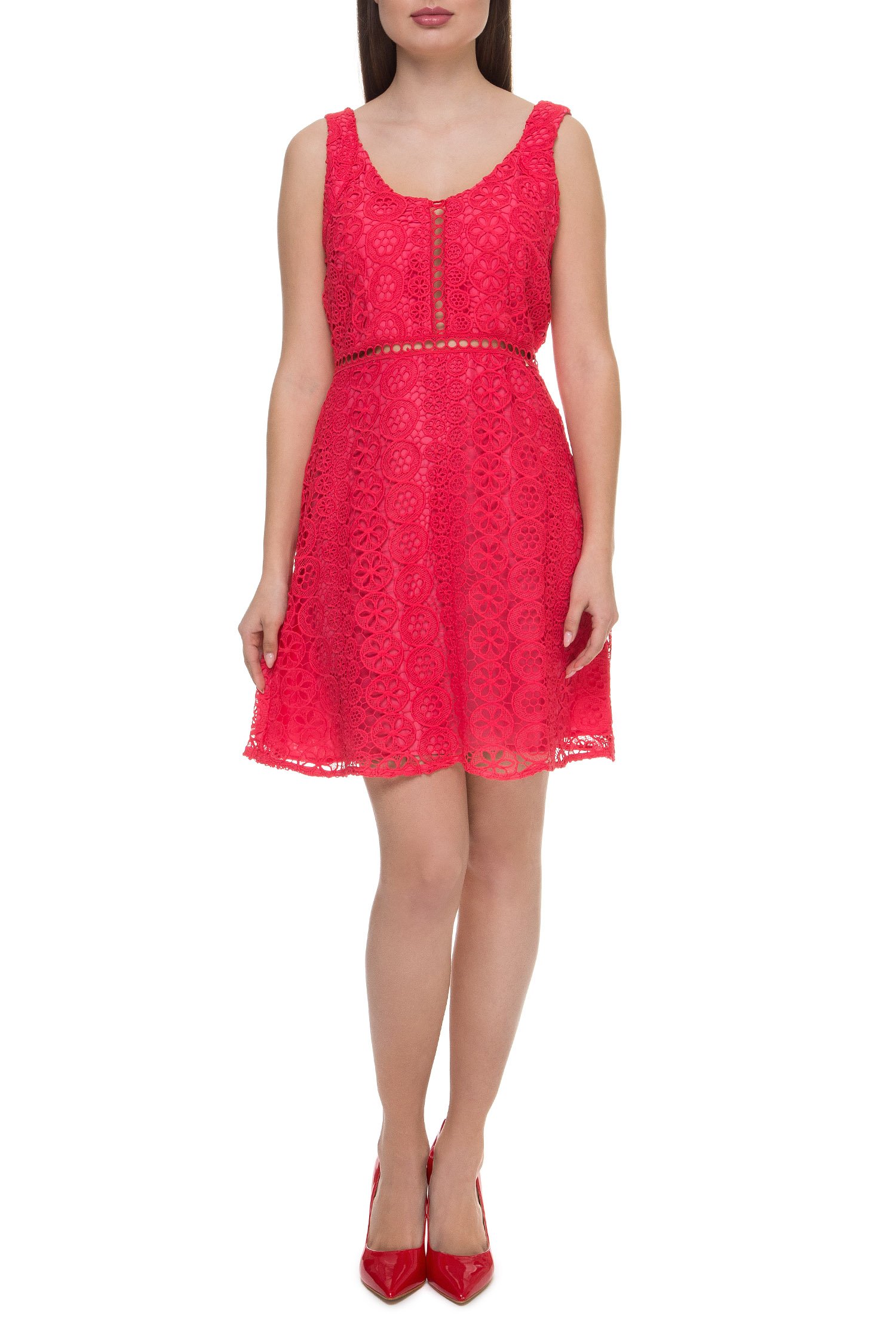 Женское розовое платье Guess W92K02.WC4B0;G6Q8