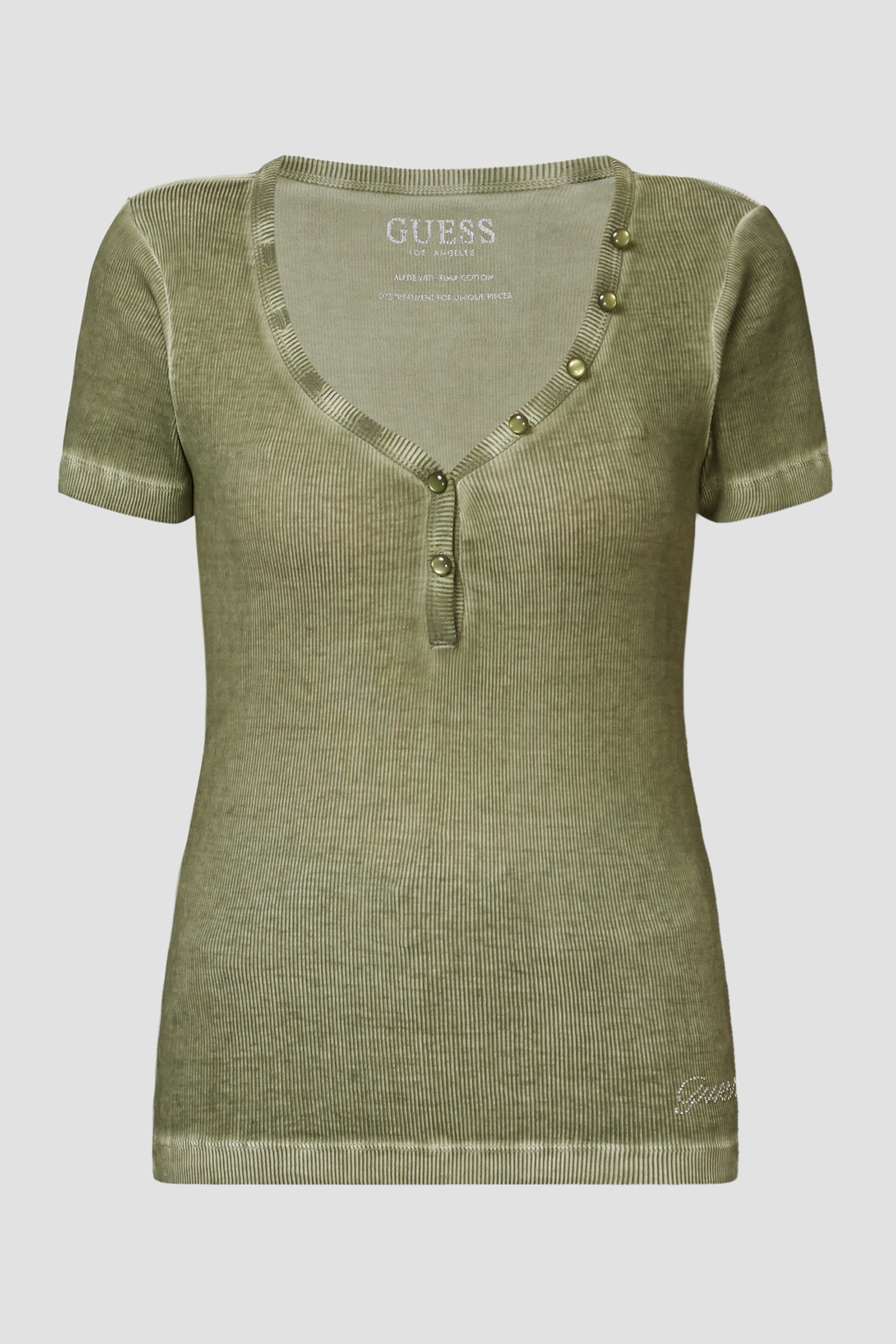 Женский зеленый топ Guess W1YP0K.K8CC0;F86X