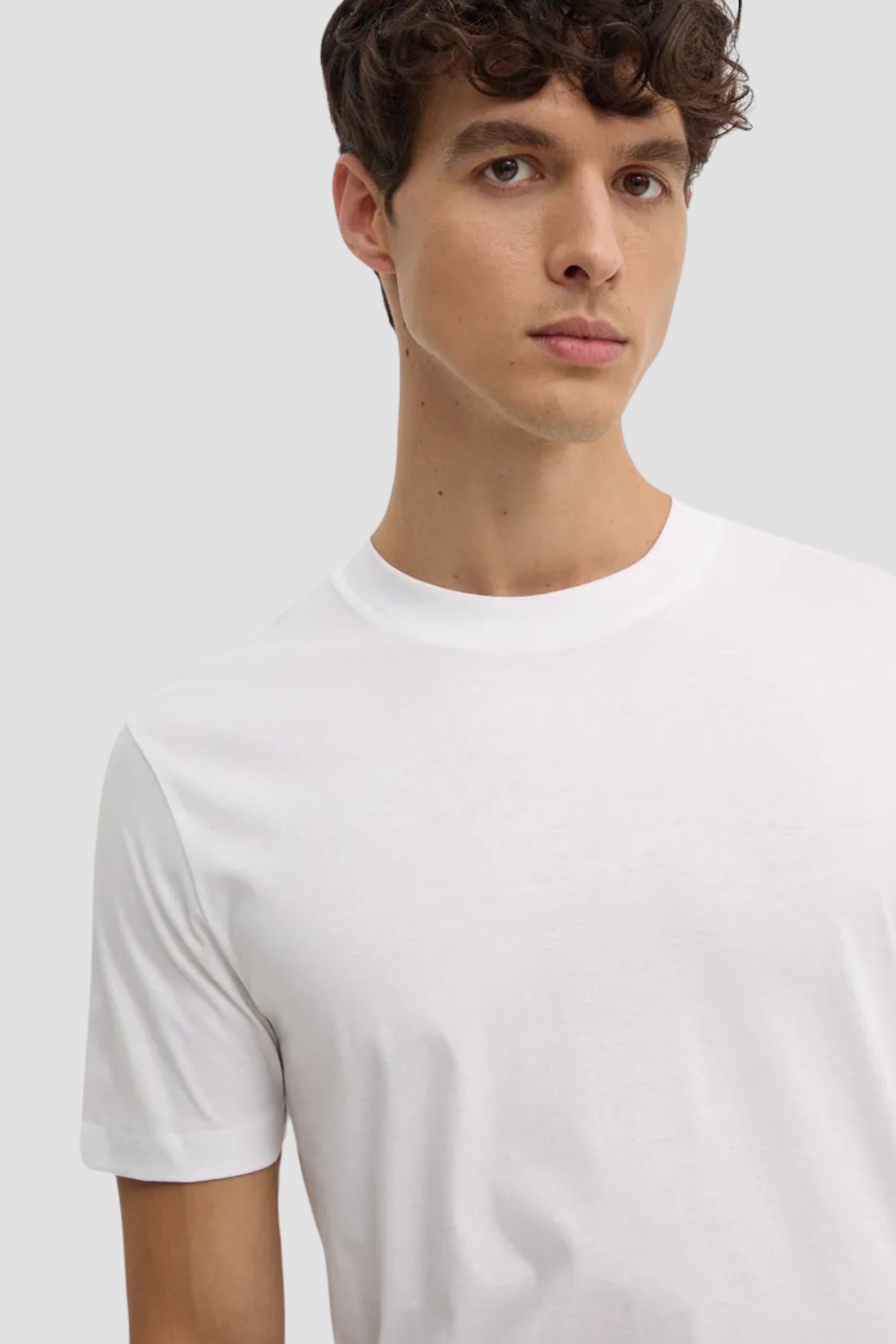 Мужская белая футболка BOSS 50523931;100